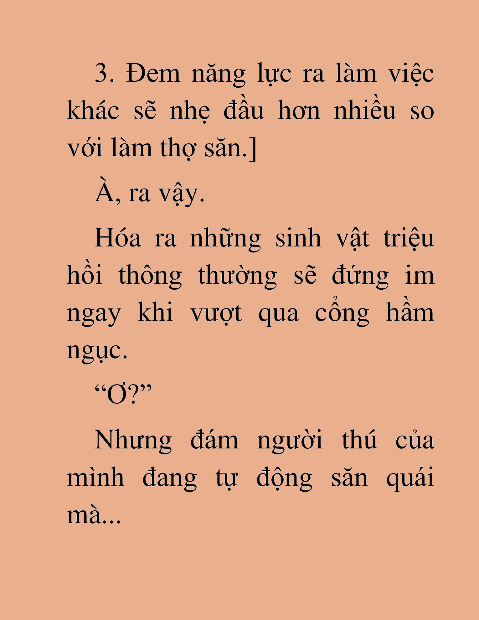 Đọc truyện HAT[NOVEL] Anh Kim Phụ Hồ, Làm Giàu Nhờ Auto Săn Quái - Chap 3