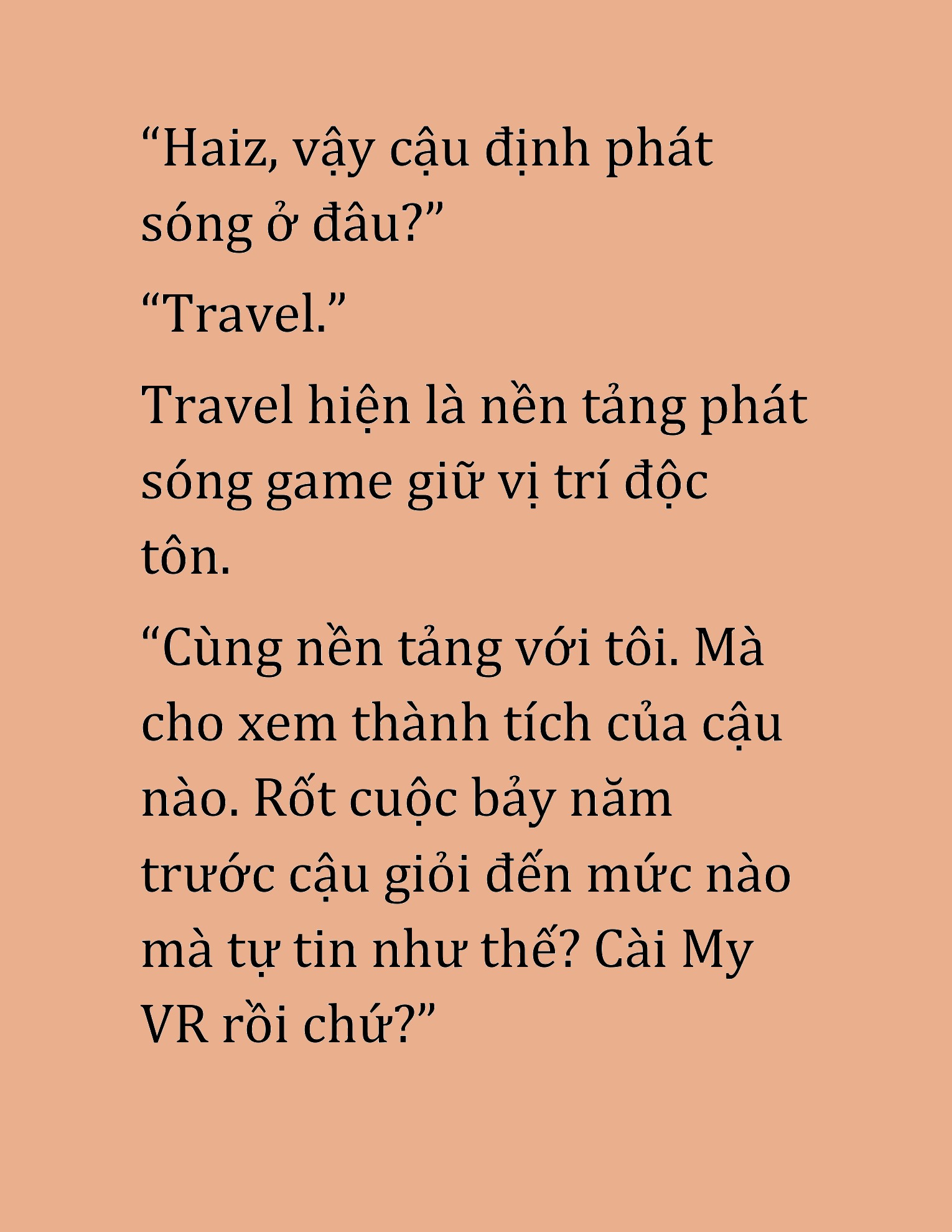 Đọc truyện HAT[NOVEL] Cao Thủ Kiếm Thuật Stream Game - Chap 2