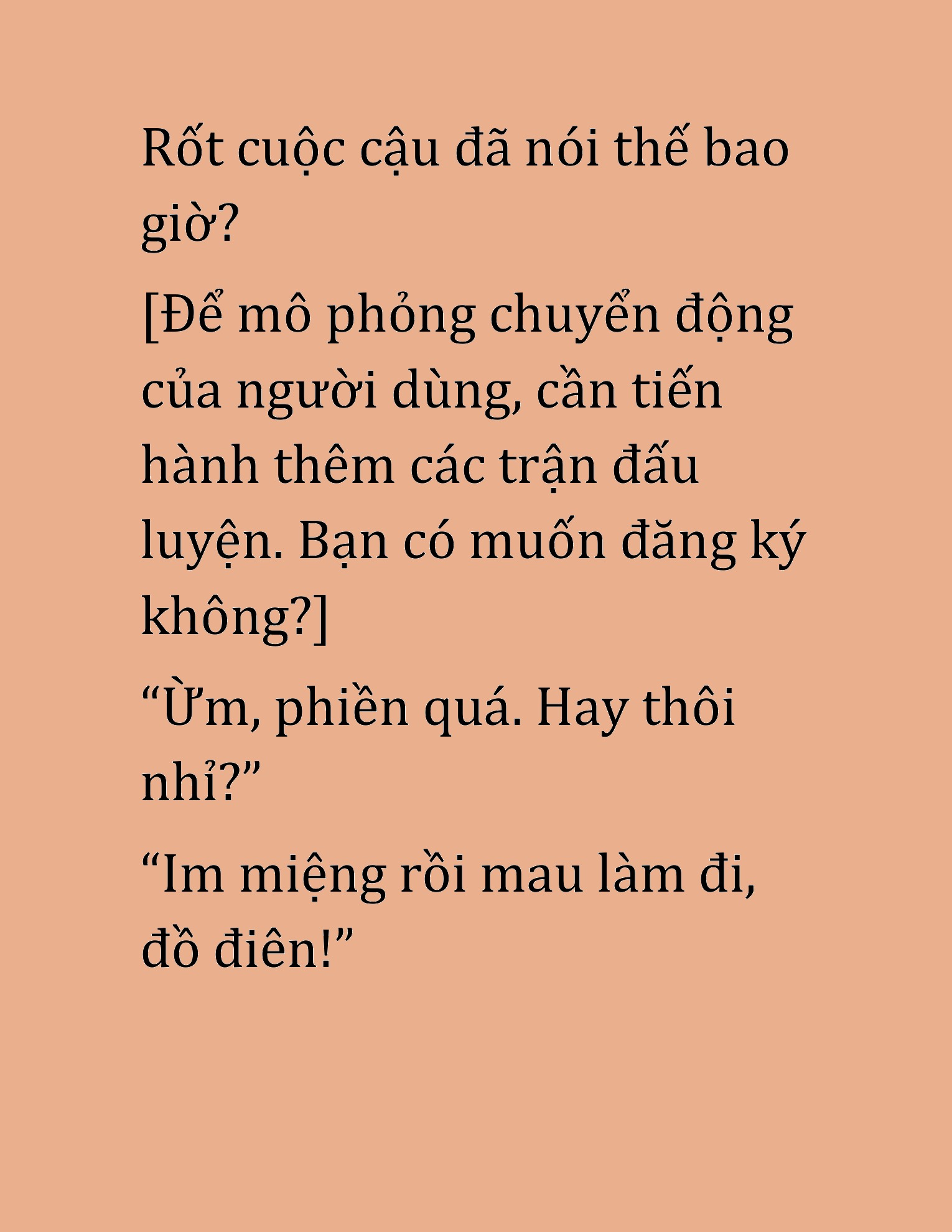 Đọc truyện HAT[NOVEL] Cao Thủ Kiếm Thuật Stream Game - Chap 3