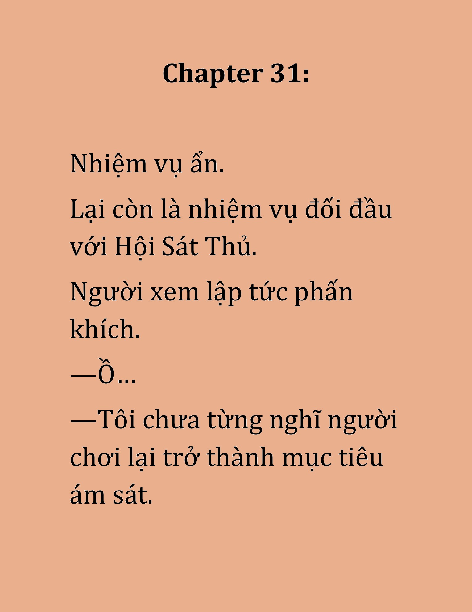 Đọc truyện HAT[NOVEL] Cao Thủ Kiếm Thuật Stream Game - Chap 31