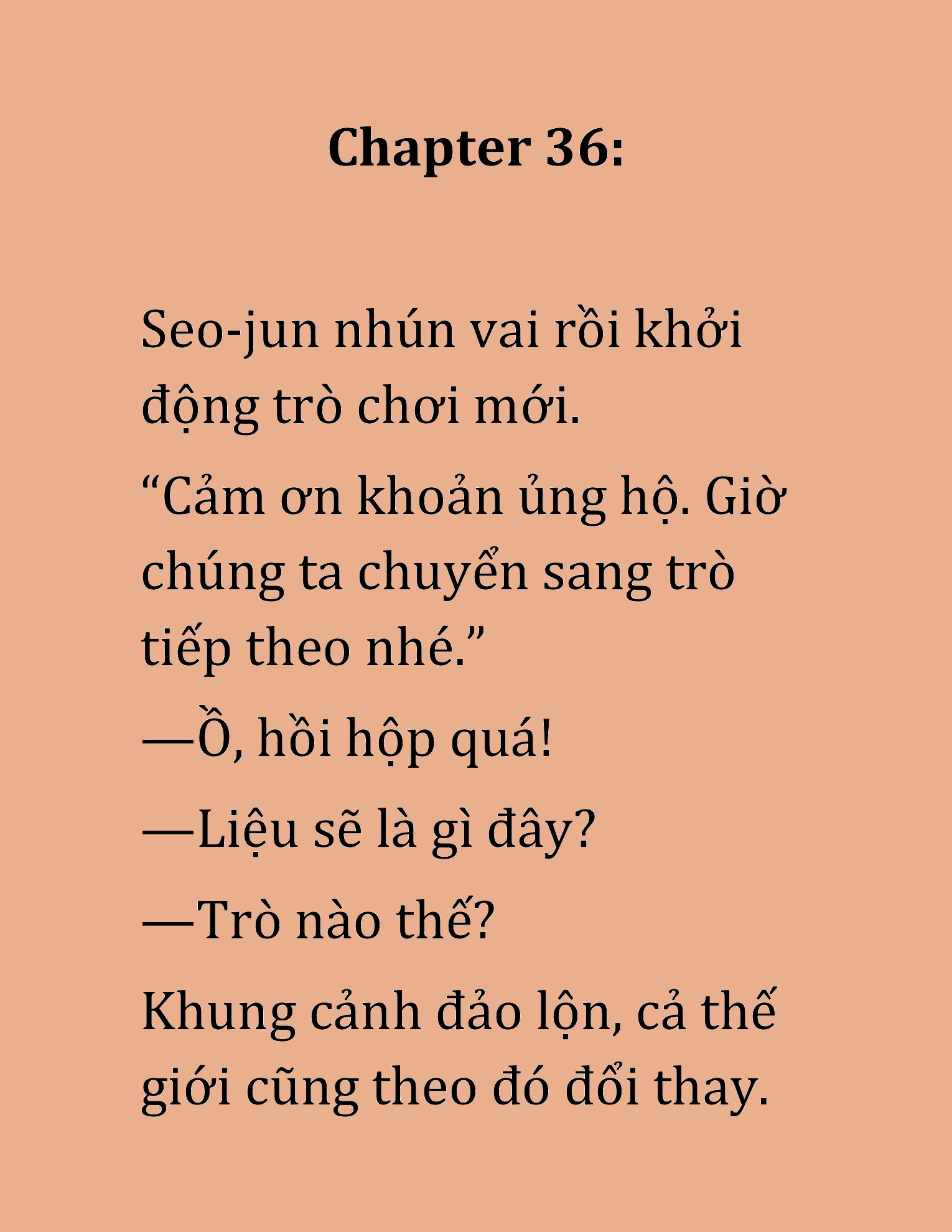 Đọc truyện HAT[NOVEL] Cao Thủ Kiếm Thuật Stream Game - Chap 36