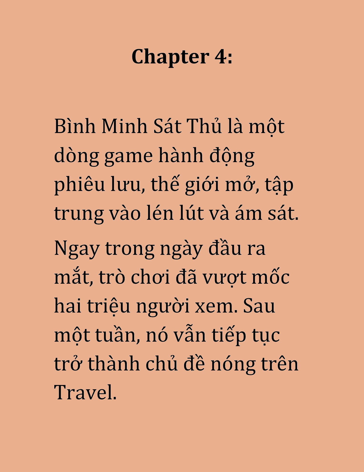 Đọc truyện HAT[NOVEL] Cao Thủ Kiếm Thuật Stream Game - Chap 4