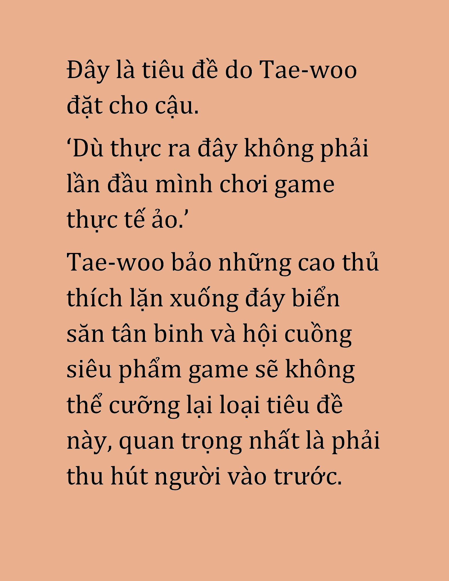 Đọc truyện HAT[NOVEL] Cao Thủ Kiếm Thuật Stream Game - Chap 4