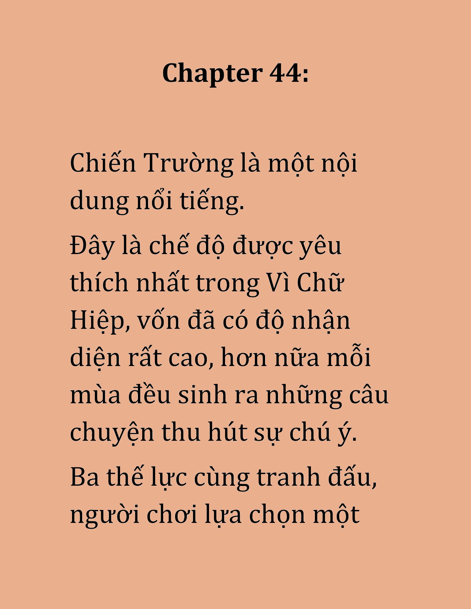 Đọc truyện HAT[NOVEL] Cao Thủ Kiếm Thuật Stream Game - Chap 44
