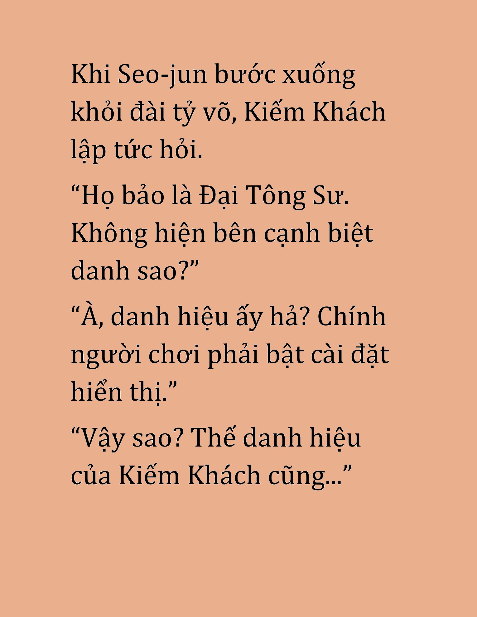 Đọc truyện HAT[NOVEL] Cao Thủ Kiếm Thuật Stream Game - Chap 46