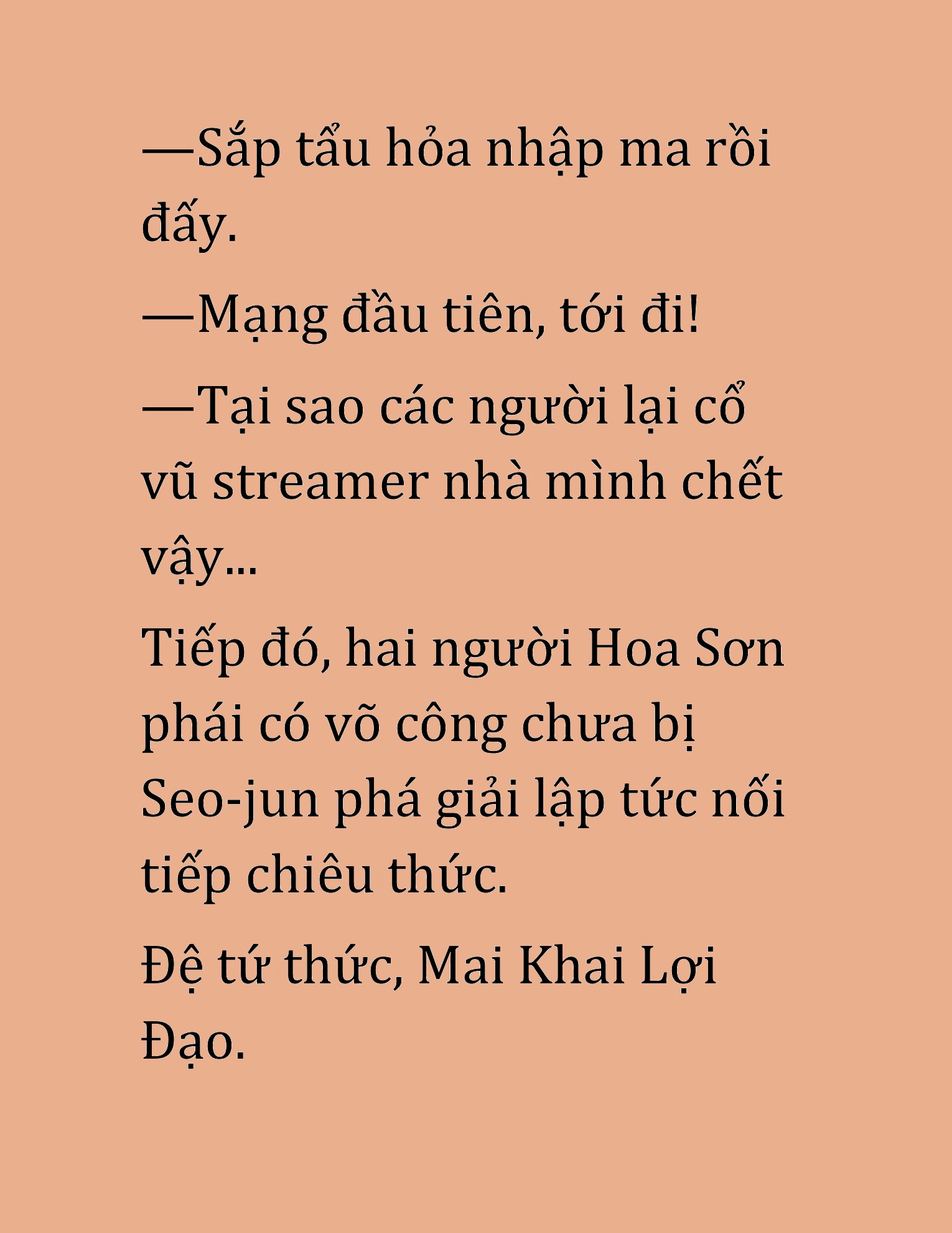Đọc truyện HAT[NOVEL] Cao Thủ Kiếm Thuật Stream Game - Chap 49