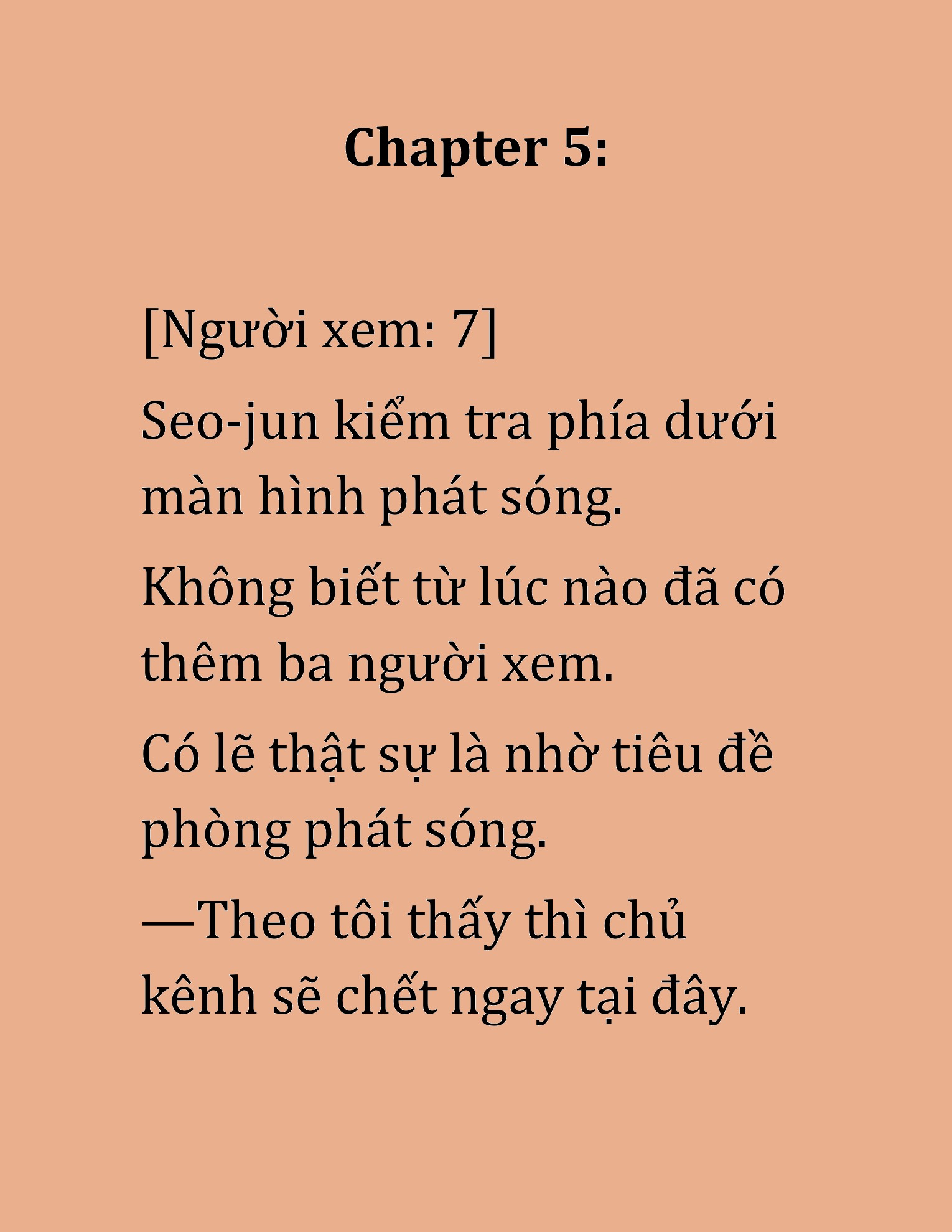 Đọc truyện HAT[NOVEL] Cao Thủ Kiếm Thuật Stream Game - Chap 5