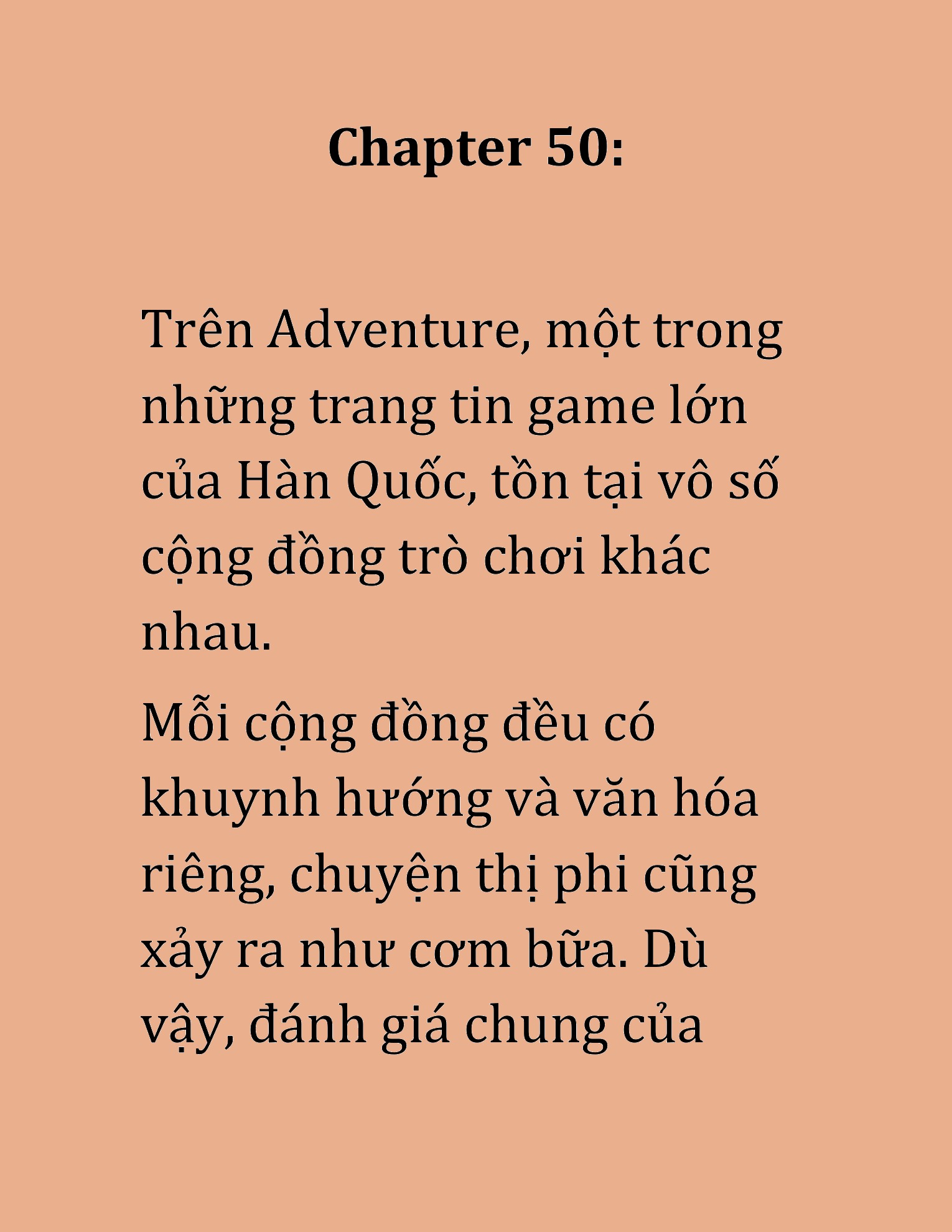 Đọc truyện HAT[NOVEL] Cao Thủ Kiếm Thuật Stream Game - Chap 50