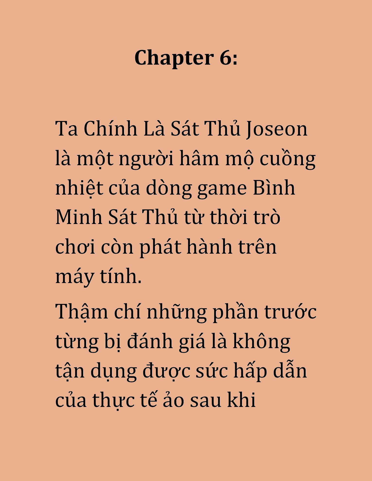 Đọc truyện HAT[NOVEL] Cao Thủ Kiếm Thuật Stream Game - Chap 6