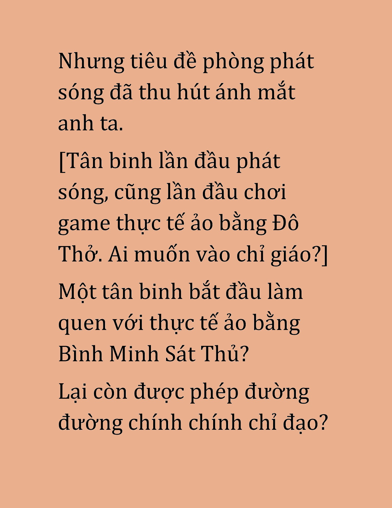 Đọc truyện HAT[NOVEL] Cao Thủ Kiếm Thuật Stream Game - Chap 6