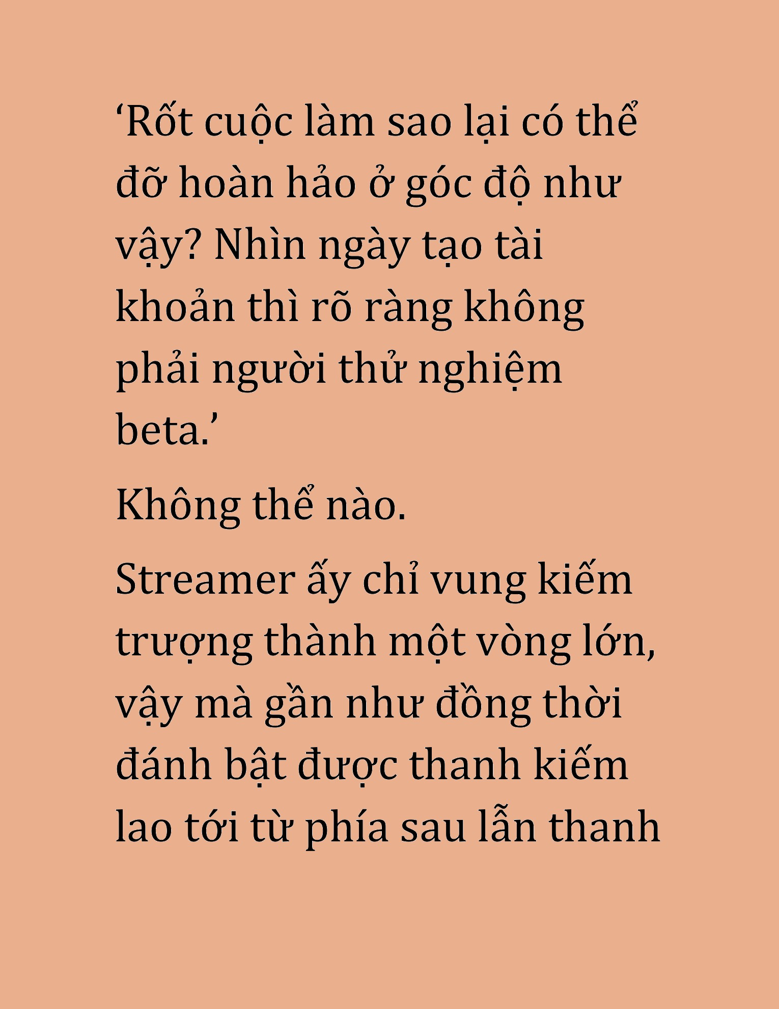 Đọc truyện HAT[NOVEL] Cao Thủ Kiếm Thuật Stream Game - Chap 6