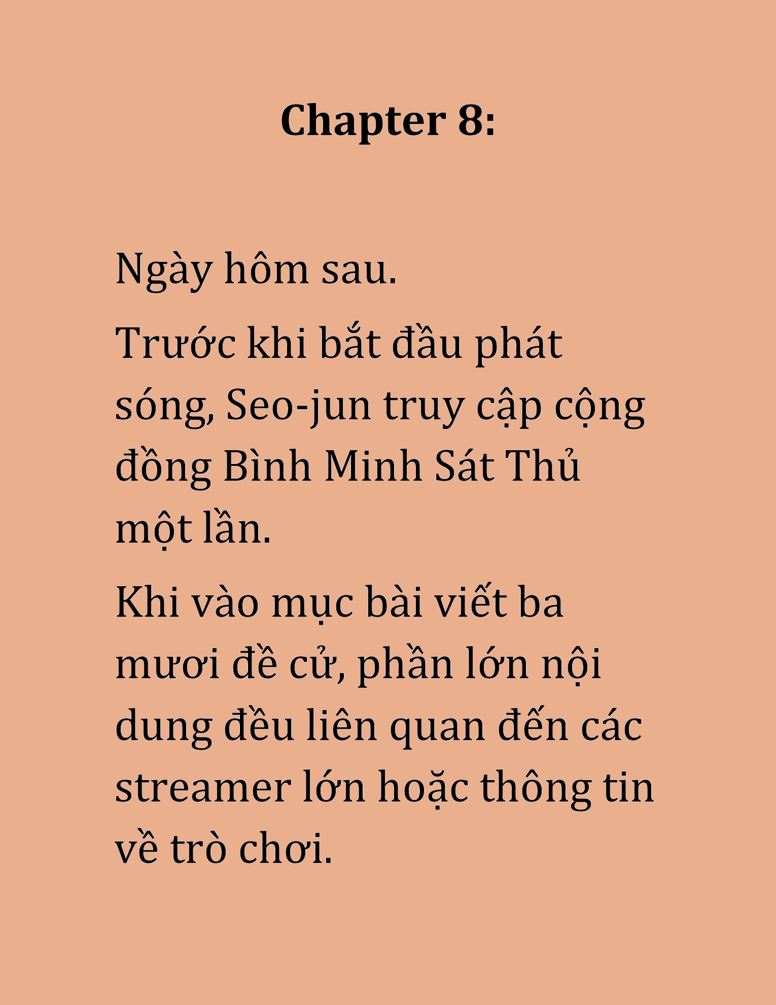Đọc truyện HAT[NOVEL] Cao Thủ Kiếm Thuật Stream Game - Chap 8