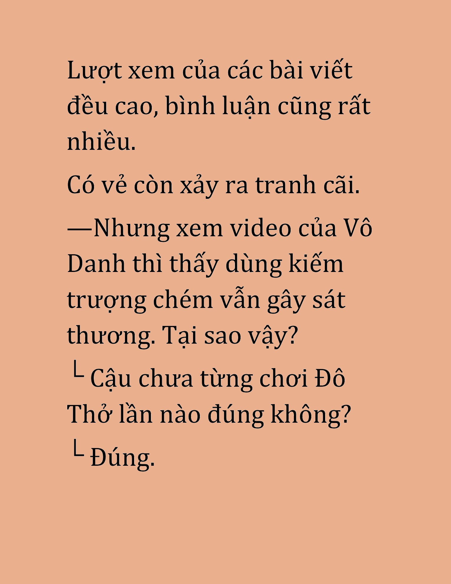 Đọc truyện HAT[NOVEL] Cao Thủ Kiếm Thuật Stream Game - Chap 8