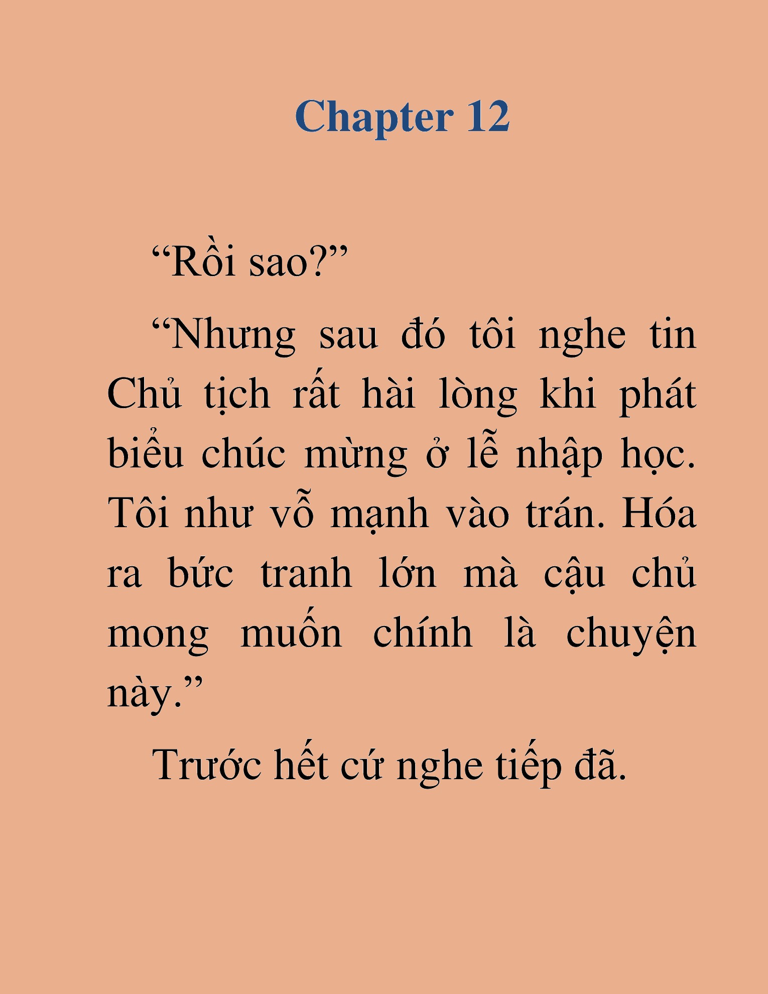 Đọc truyện HAT[NOVEL] Cậu Ấm Tài Phiệt Chỉ Muốn Sống Nhàn - Chap 12