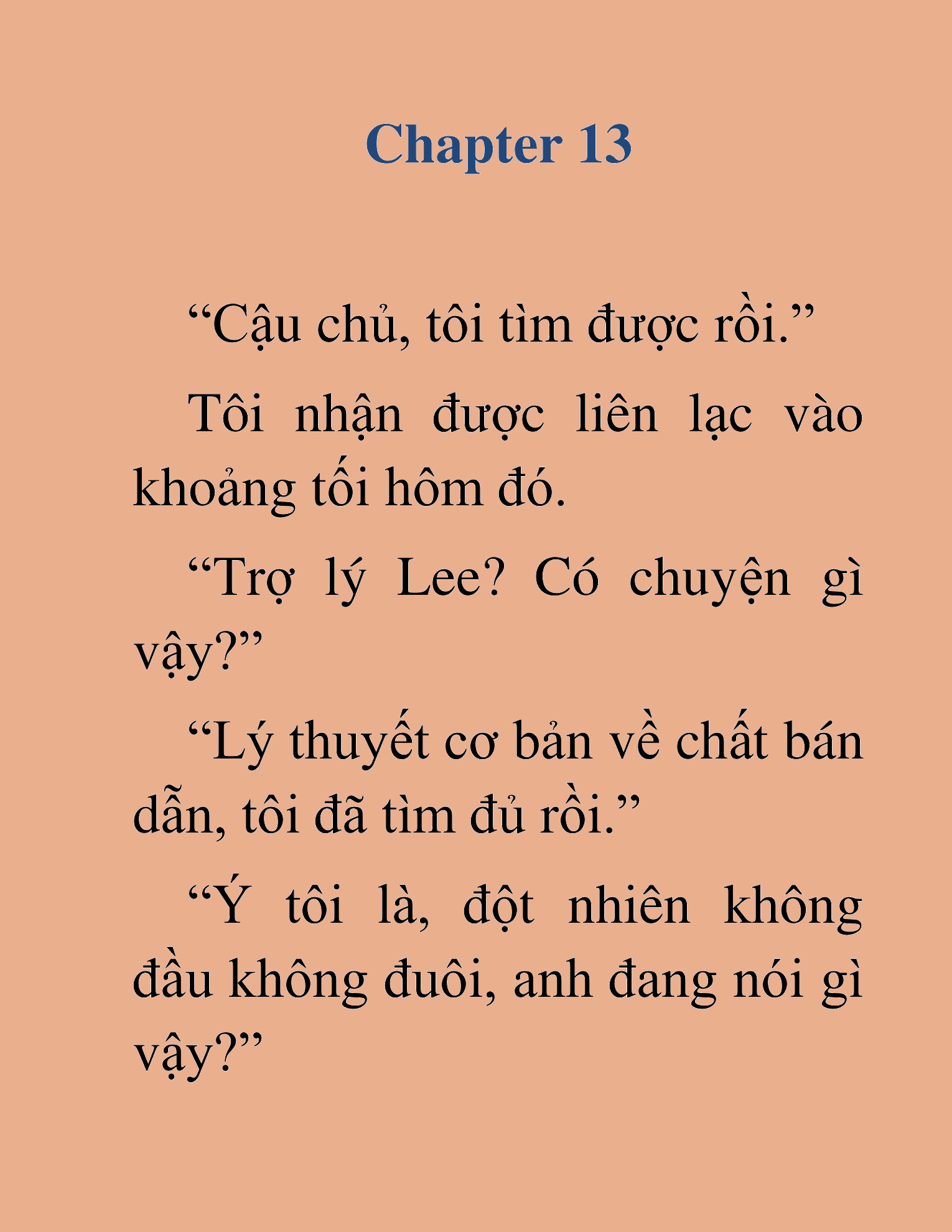 Đọc truyện HAT[NOVEL] Cậu Ấm Tài Phiệt Chỉ Muốn Sống Nhàn - Chap 13