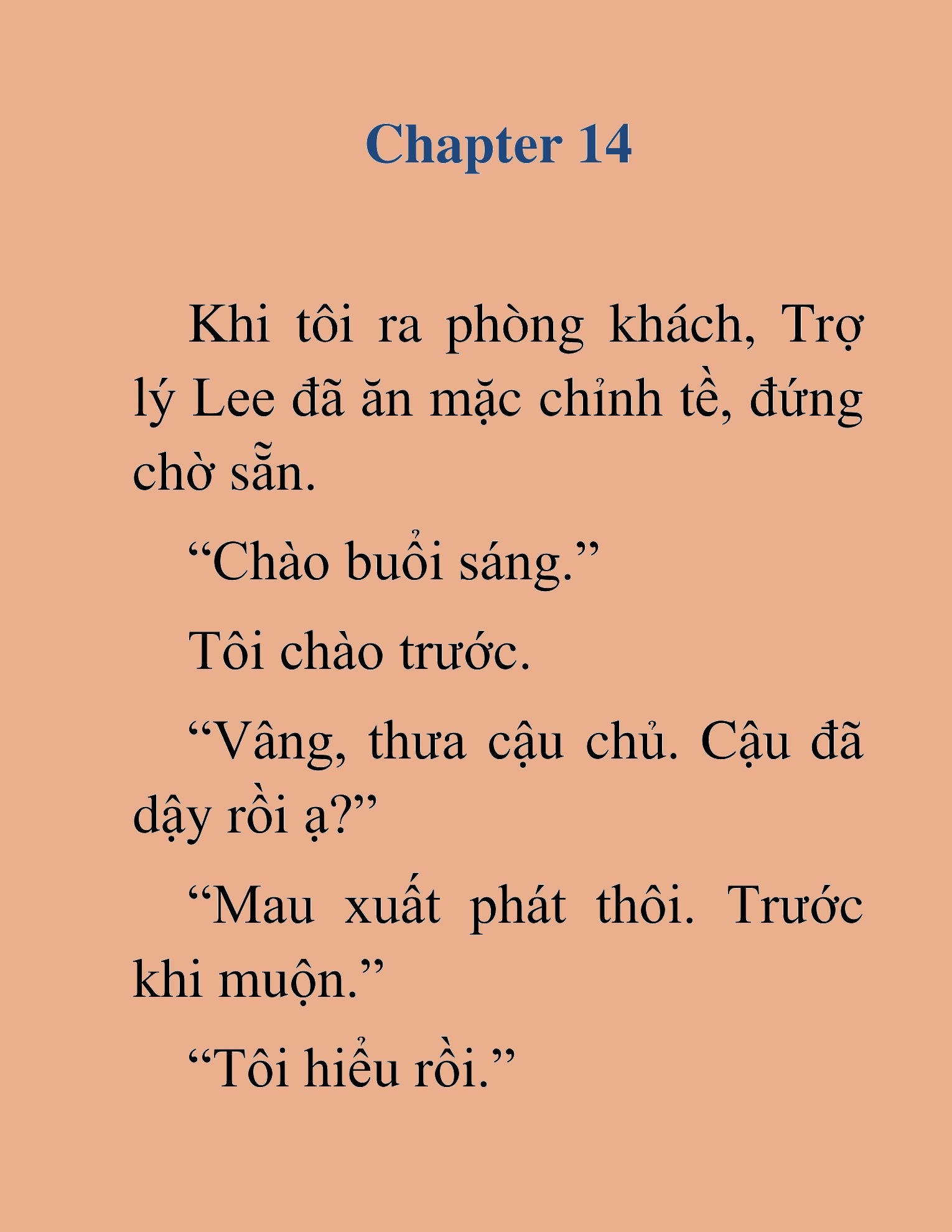 Đọc truyện HAT[NOVEL] Cậu Ấm Tài Phiệt Chỉ Muốn Sống Nhàn - Chap 14