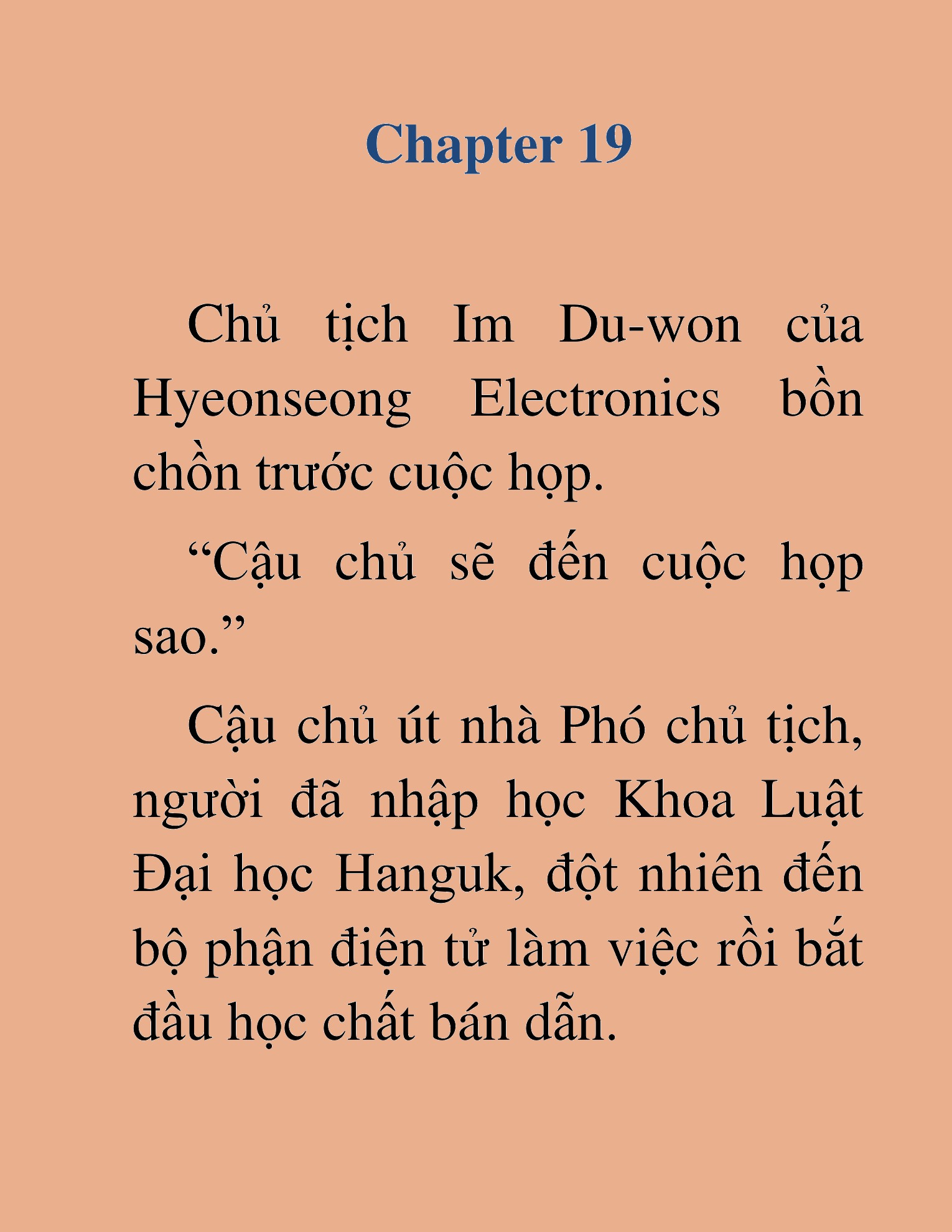 Đọc truyện HAT[NOVEL] Cậu Ấm Tài Phiệt Chỉ Muốn Sống Nhàn - Chap 19