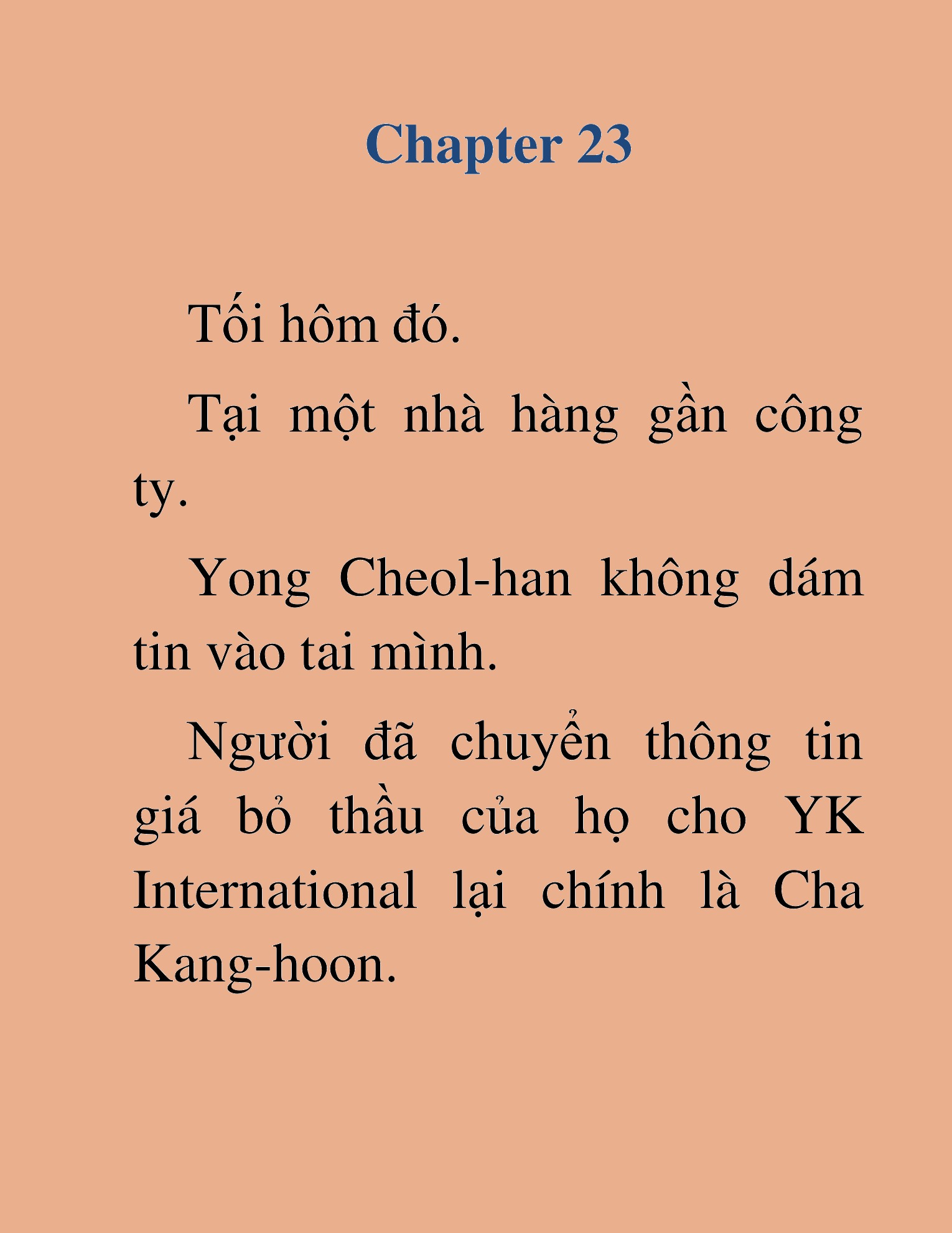 Đọc truyện HAT[NOVEL] Cuộc Chiến Tài Phiệt - Chap 23