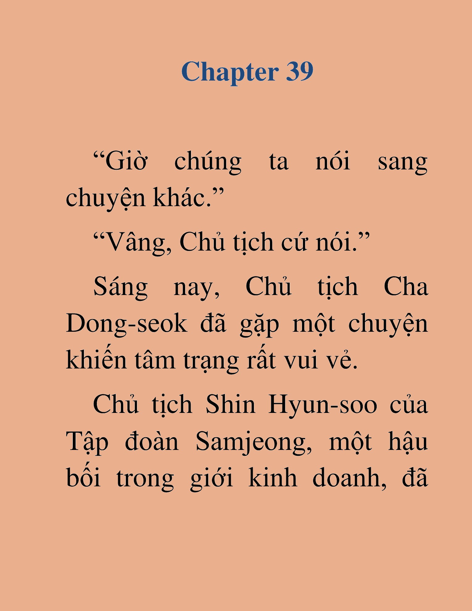Đọc truyện HAT[NOVEL] Cuộc Chiến Tài Phiệt - Chap 39