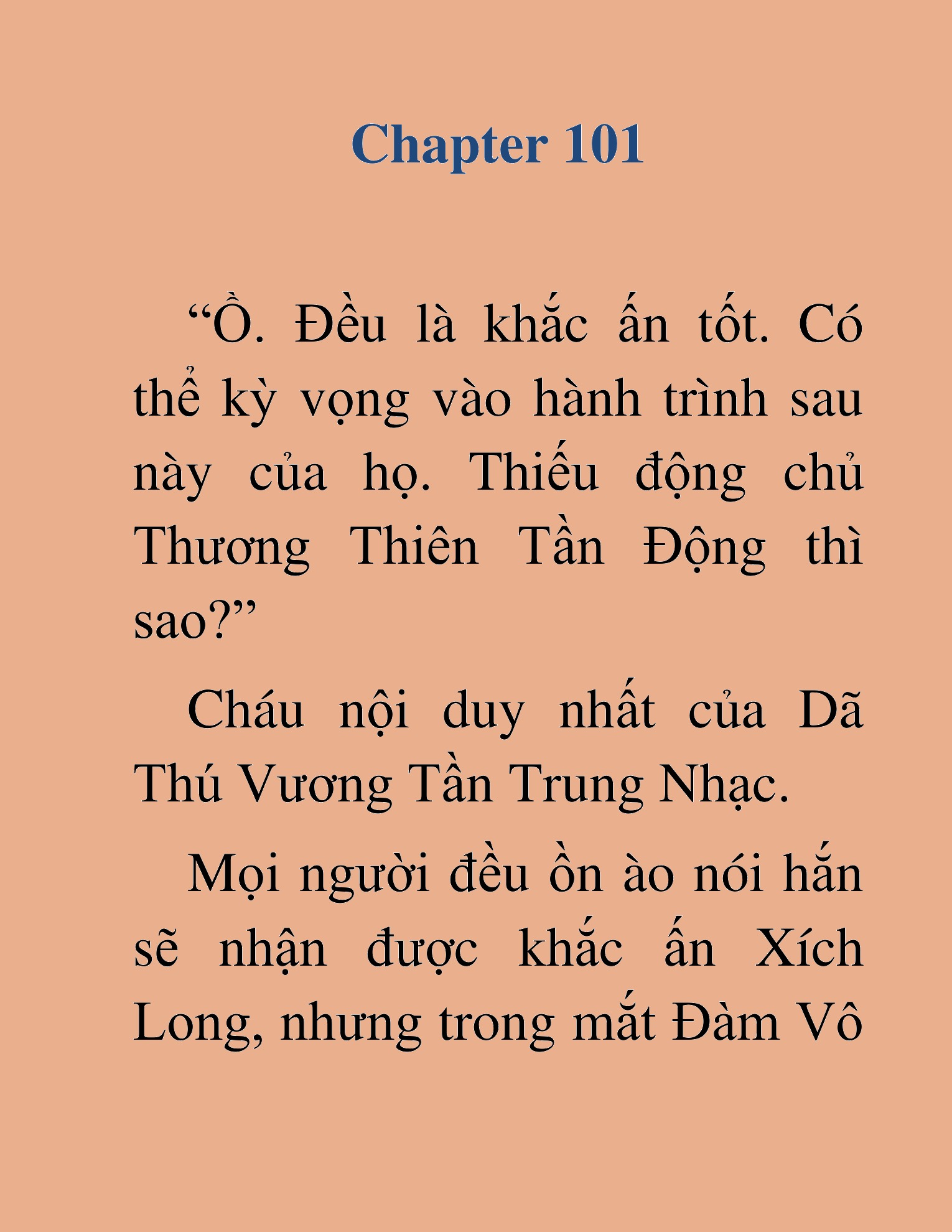 Đọc truyện HAT[NOVEL] Dã Thú Vô Song - Chap 101
