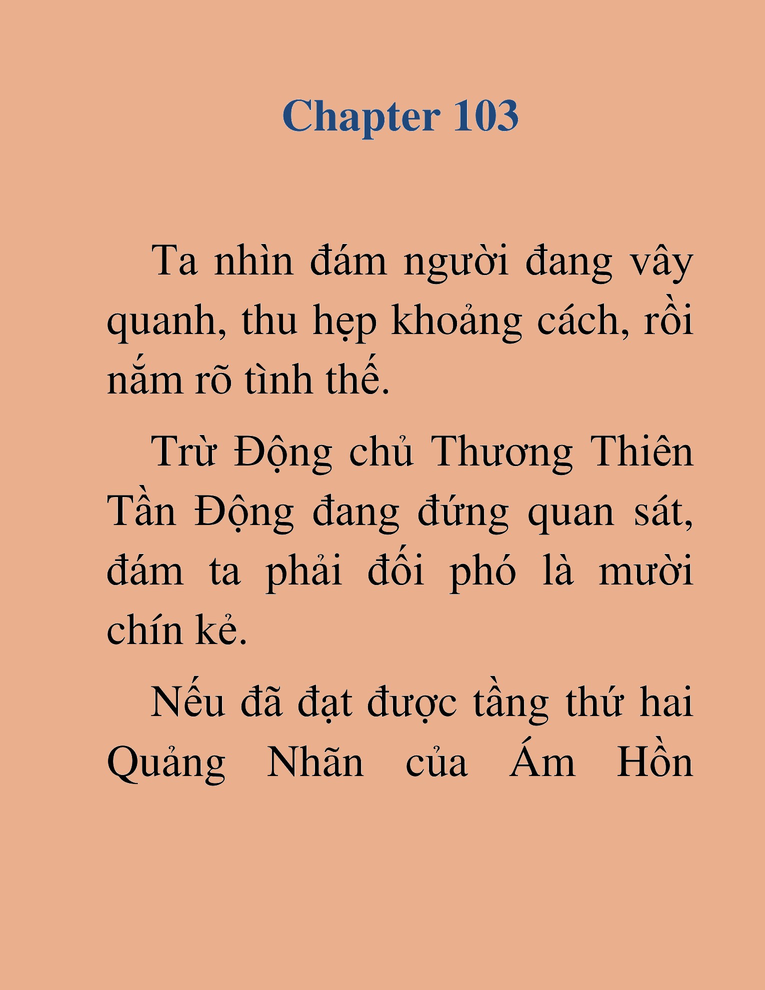 Đọc truyện HAT[NOVEL] Dã Thú Vô Song - Chap 103