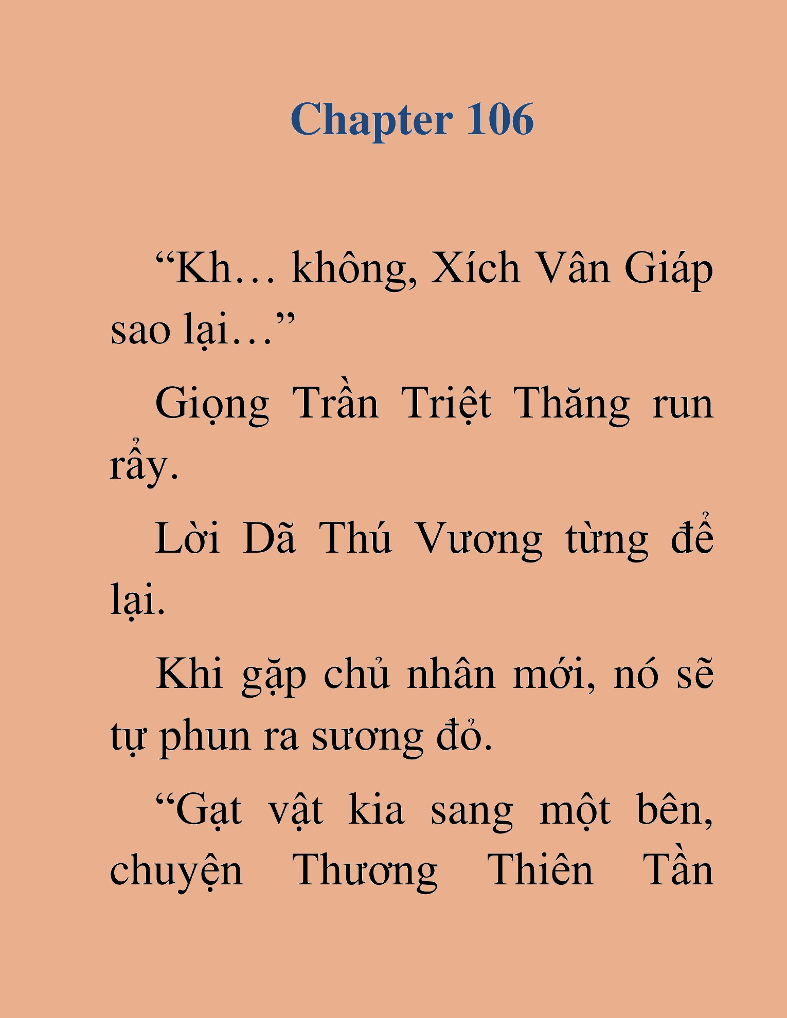 Đọc truyện HAT[NOVEL] Dã Thú Vô Song - Chap 106