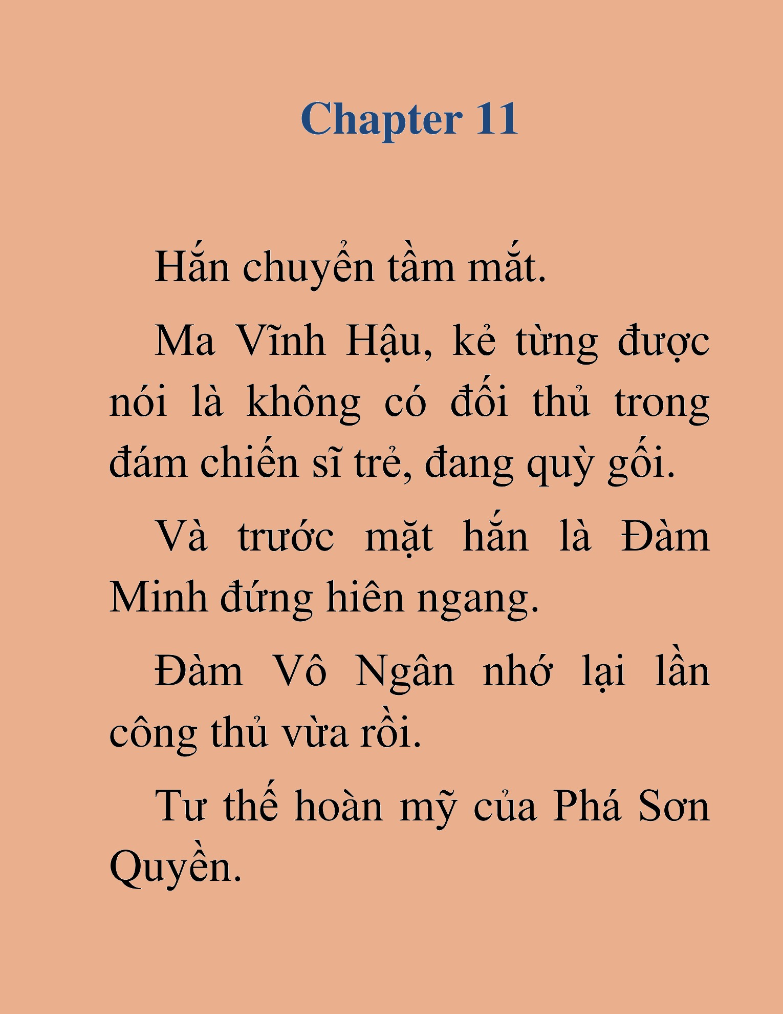 Đọc truyện HAT[NOVEL] Dã Thú Vô Song - Chap 11