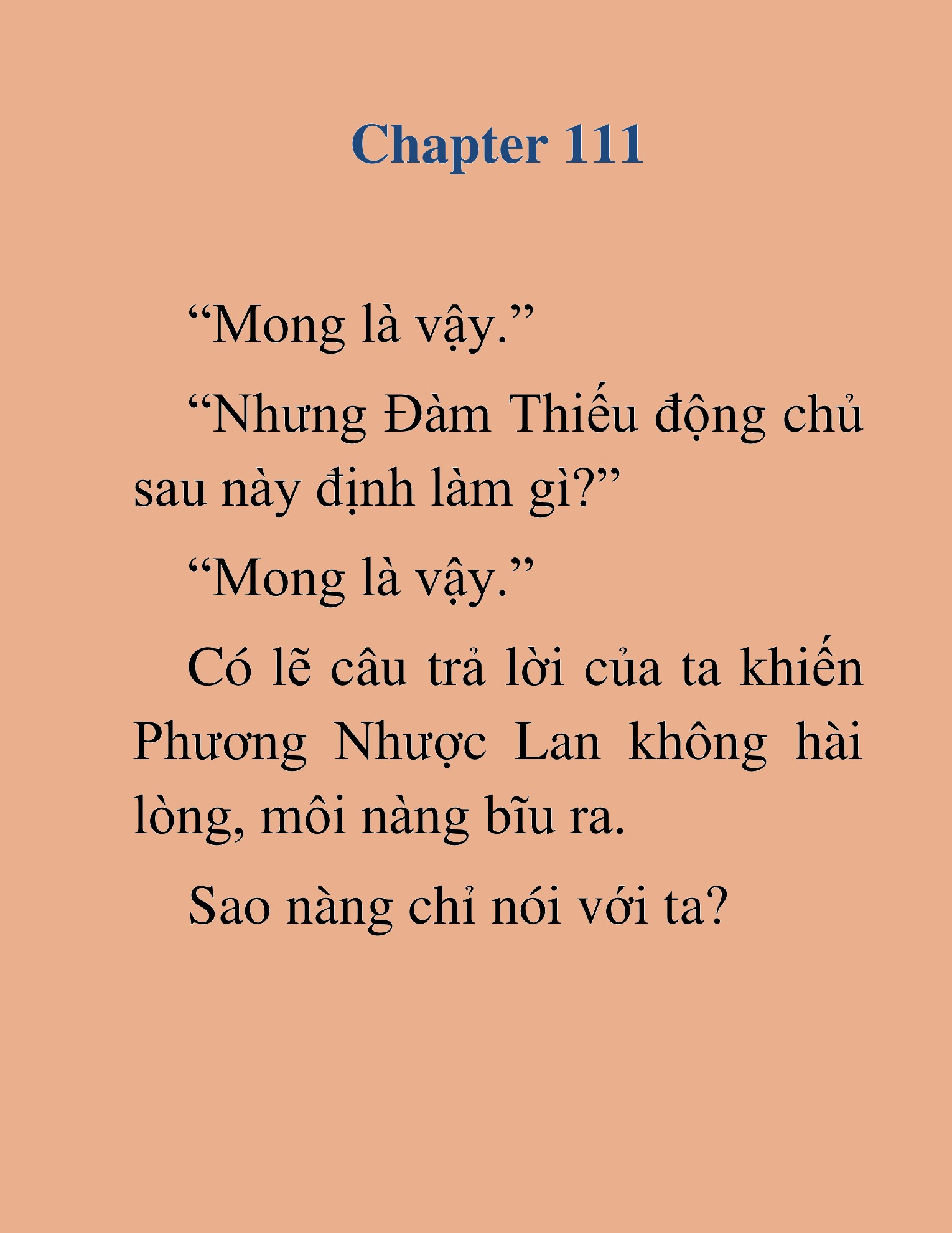 Đọc truyện HAT[NOVEL] Dã Thú Vô Song - Chap 111