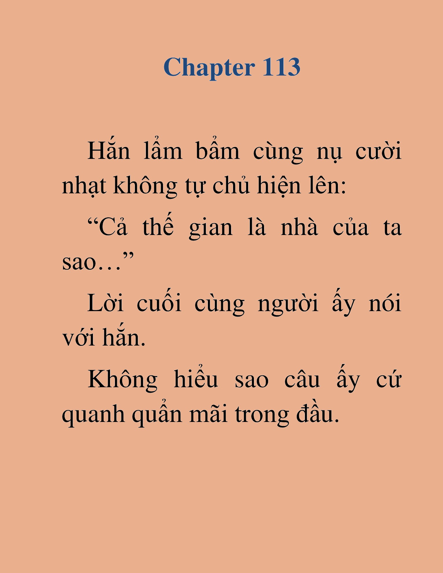 Đọc truyện HAT[NOVEL] Dã Thú Vô Song - Chap 113