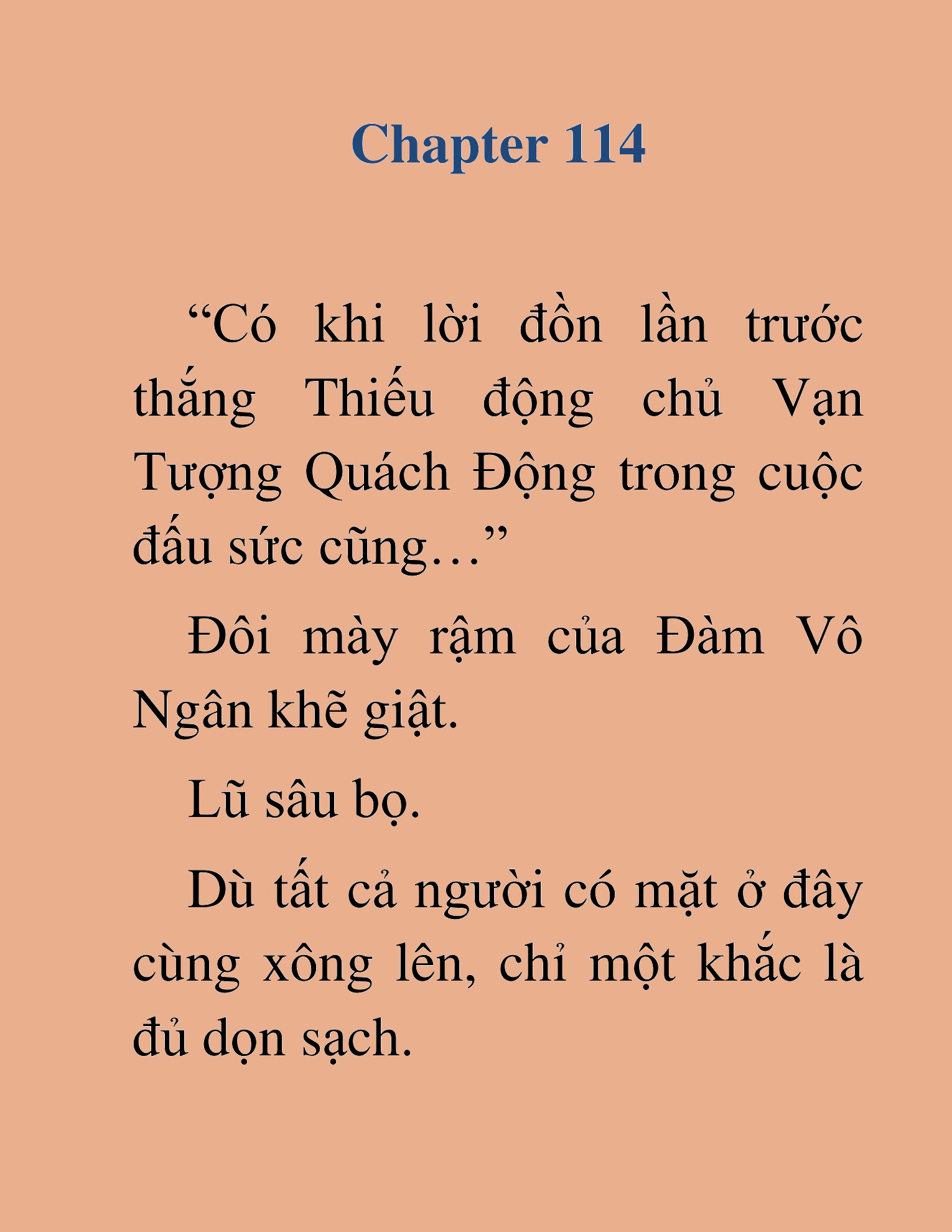 Đọc truyện HAT[NOVEL] Dã Thú Vô Song - Chap 114
