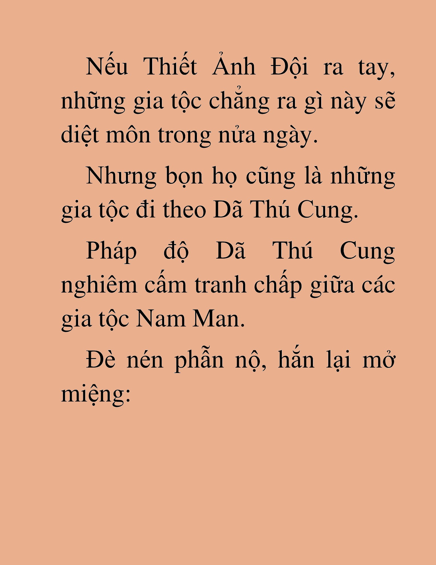 Đọc truyện HAT[NOVEL] Dã Thú Vô Song - Chap 114