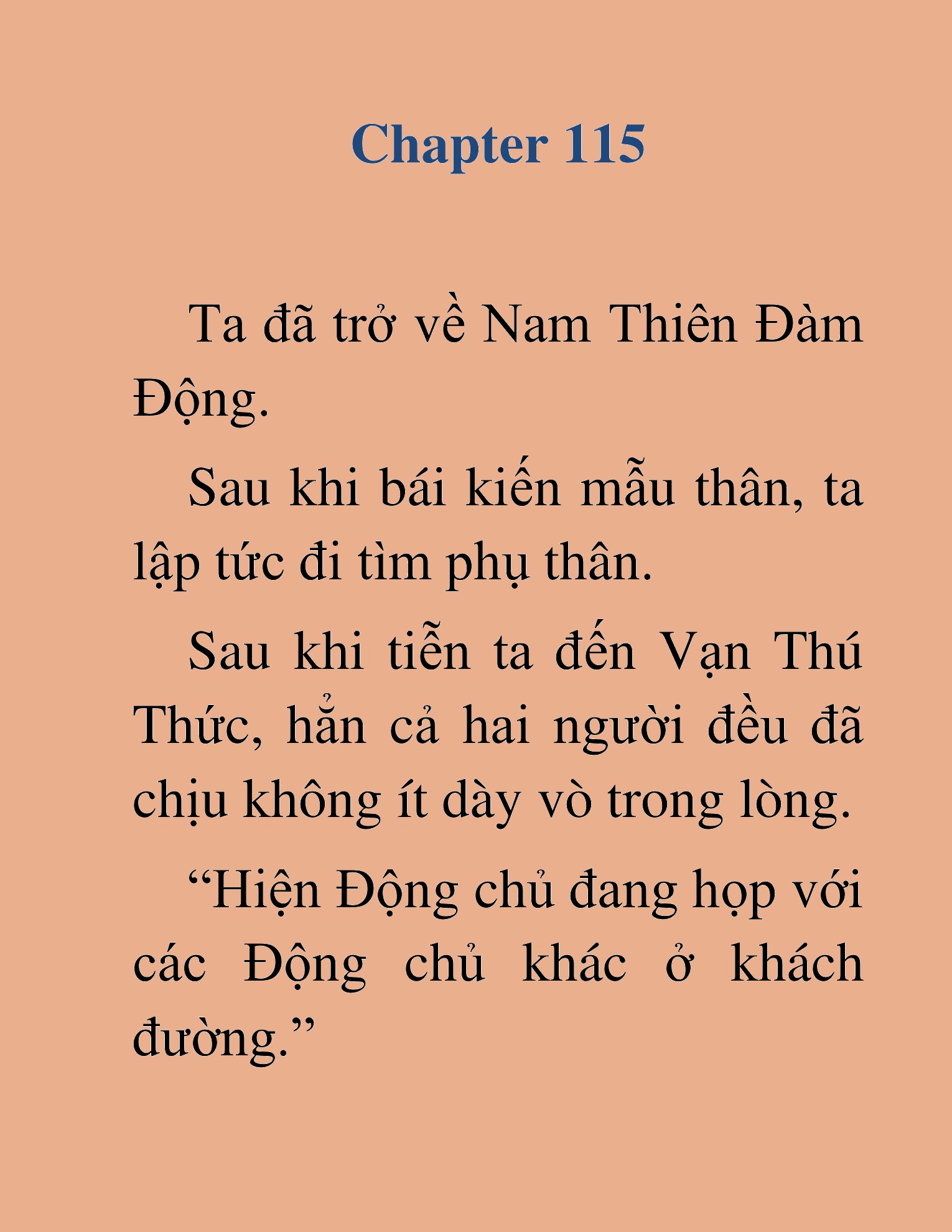 Đọc truyện HAT[NOVEL] Dã Thú Vô Song - Chap 115