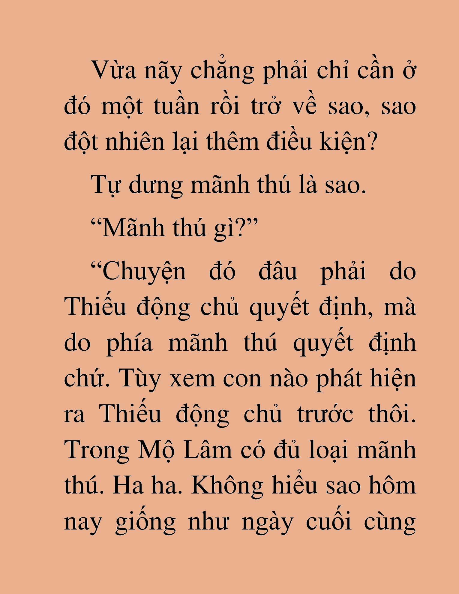 Đọc truyện HAT[NOVEL] Dã Thú Vô Song - Chap 12