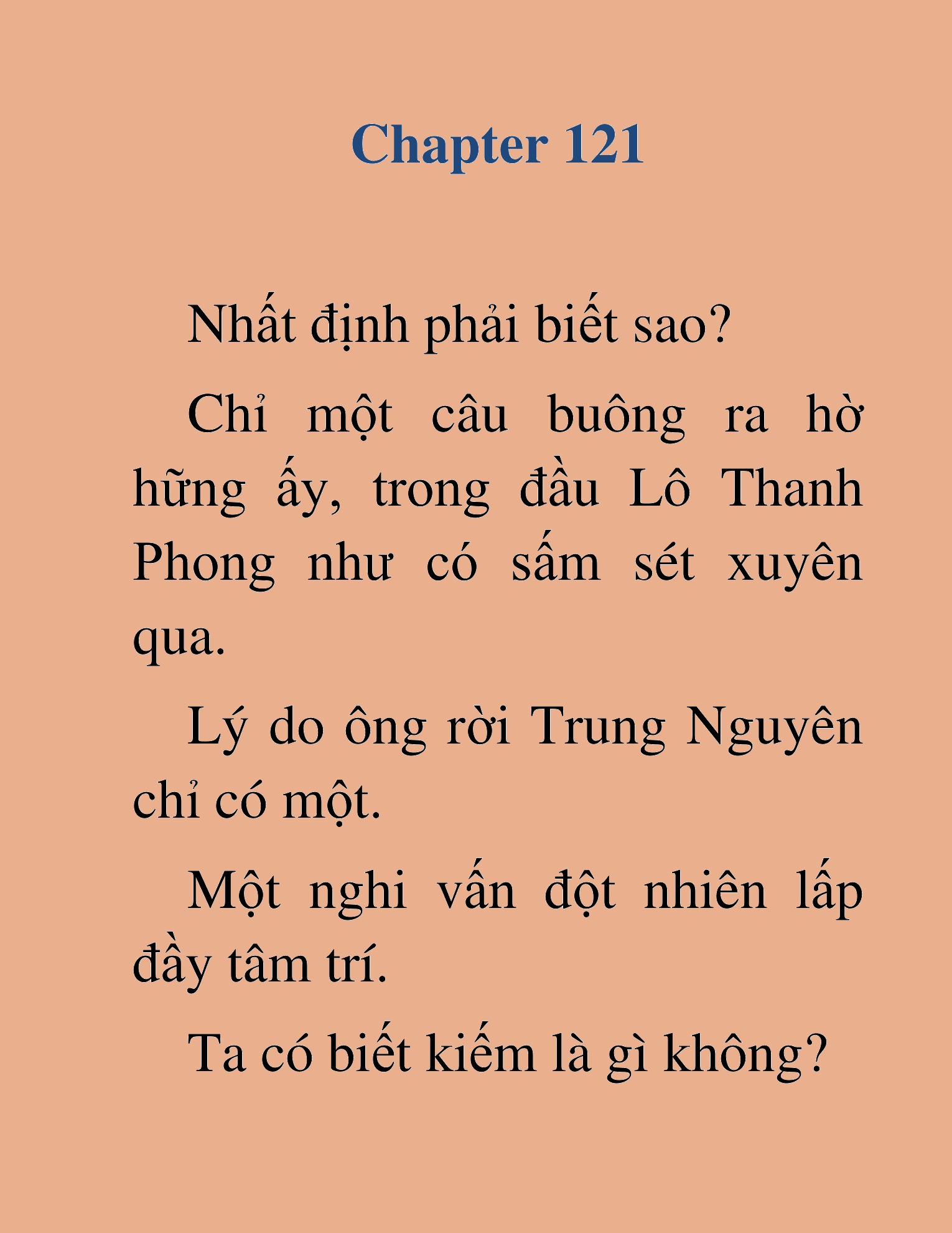 Đọc truyện HAT[NOVEL] Dã Thú Vô Song - Chap 121