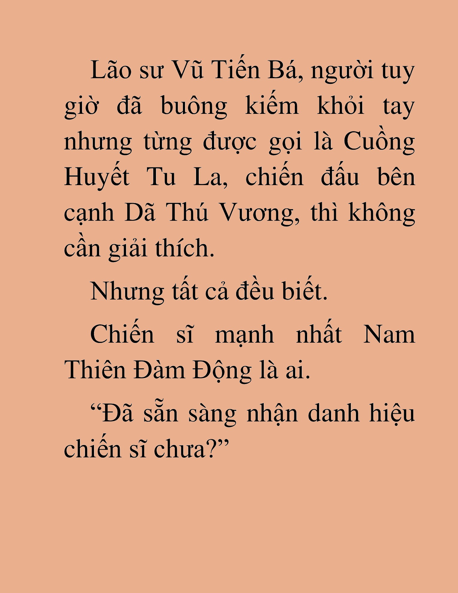 Đọc truyện HAT[NOVEL] Dã Thú Vô Song - Chap 142