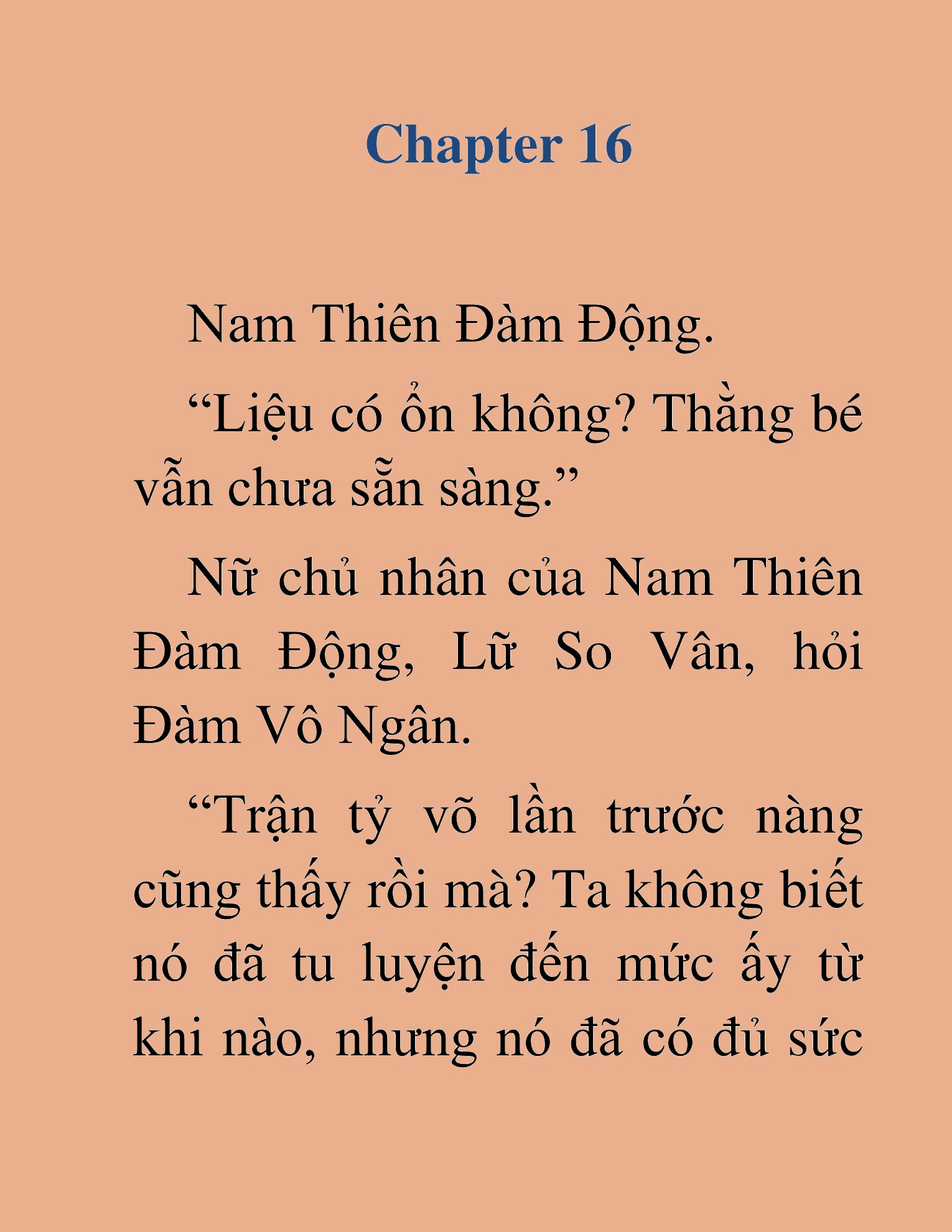 Đọc truyện HAT[NOVEL] Dã Thú Vô Song - Chap 16