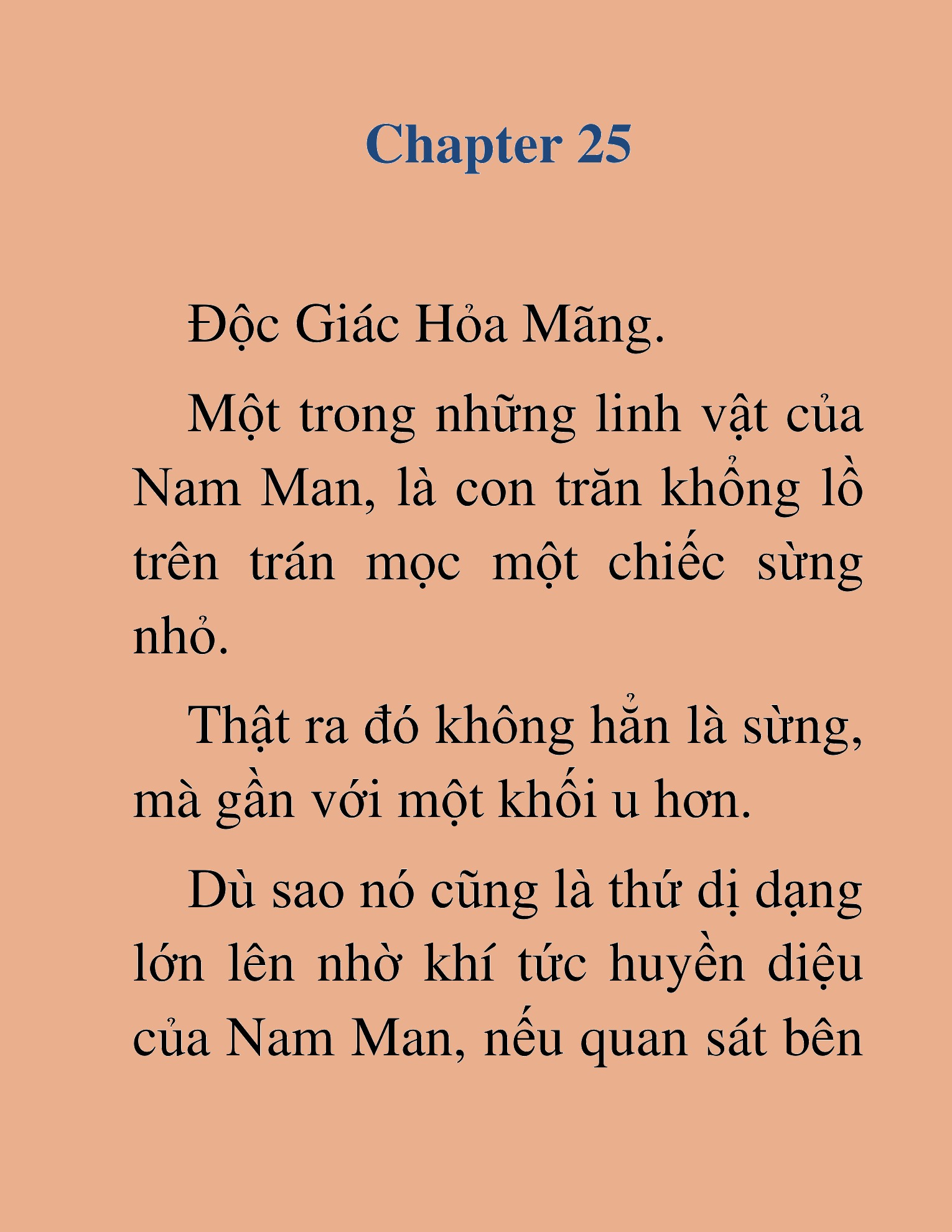 Đọc truyện HAT[NOVEL] Dã Thú Vô Song - Chap 25