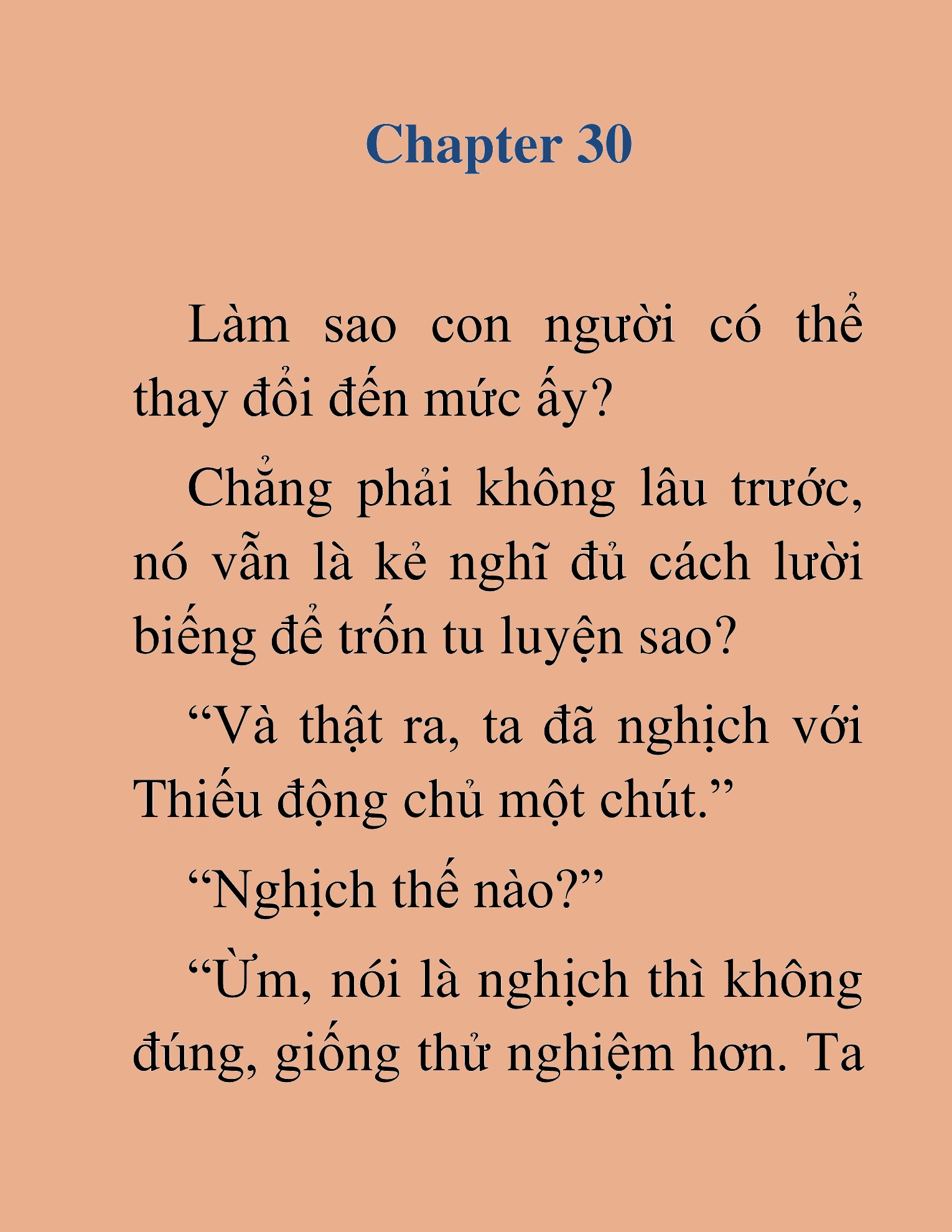 Đọc truyện HAT[NOVEL] Dã Thú Vô Song - Chap 30