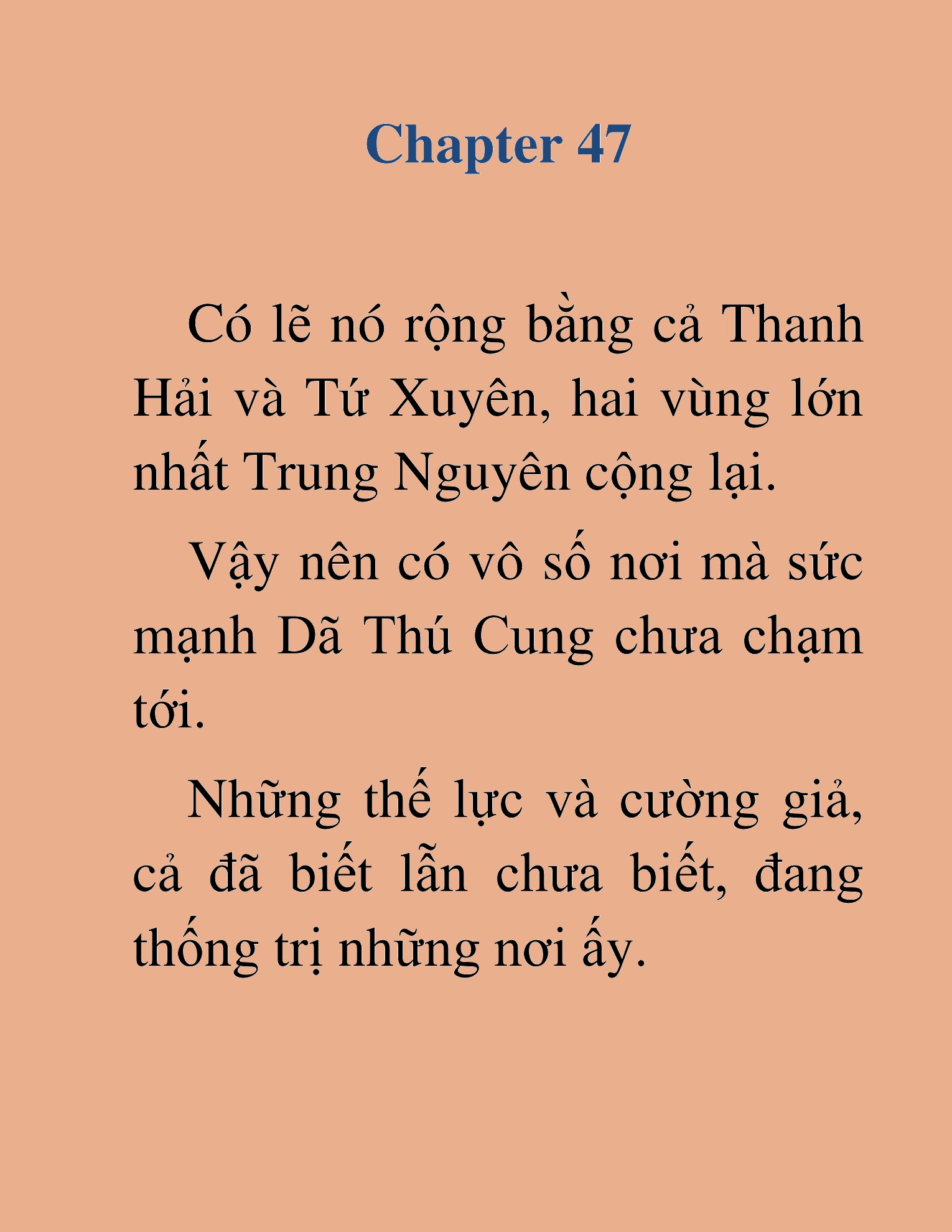 Đọc truyện HAT[NOVEL] Dã Thú Vô Song - Chap 47