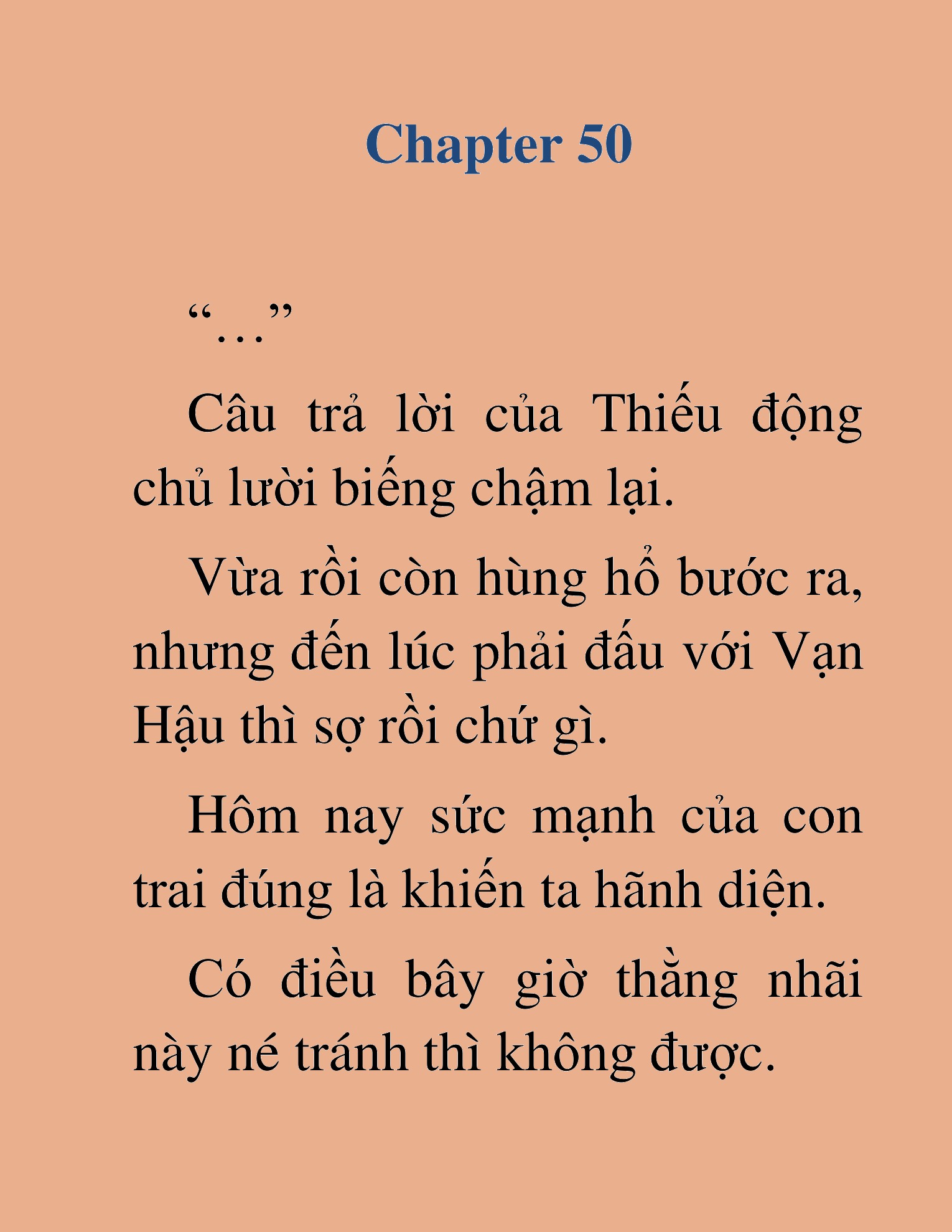 Đọc truyện HAT[NOVEL] Dã Thú Vô Song - Chap 50