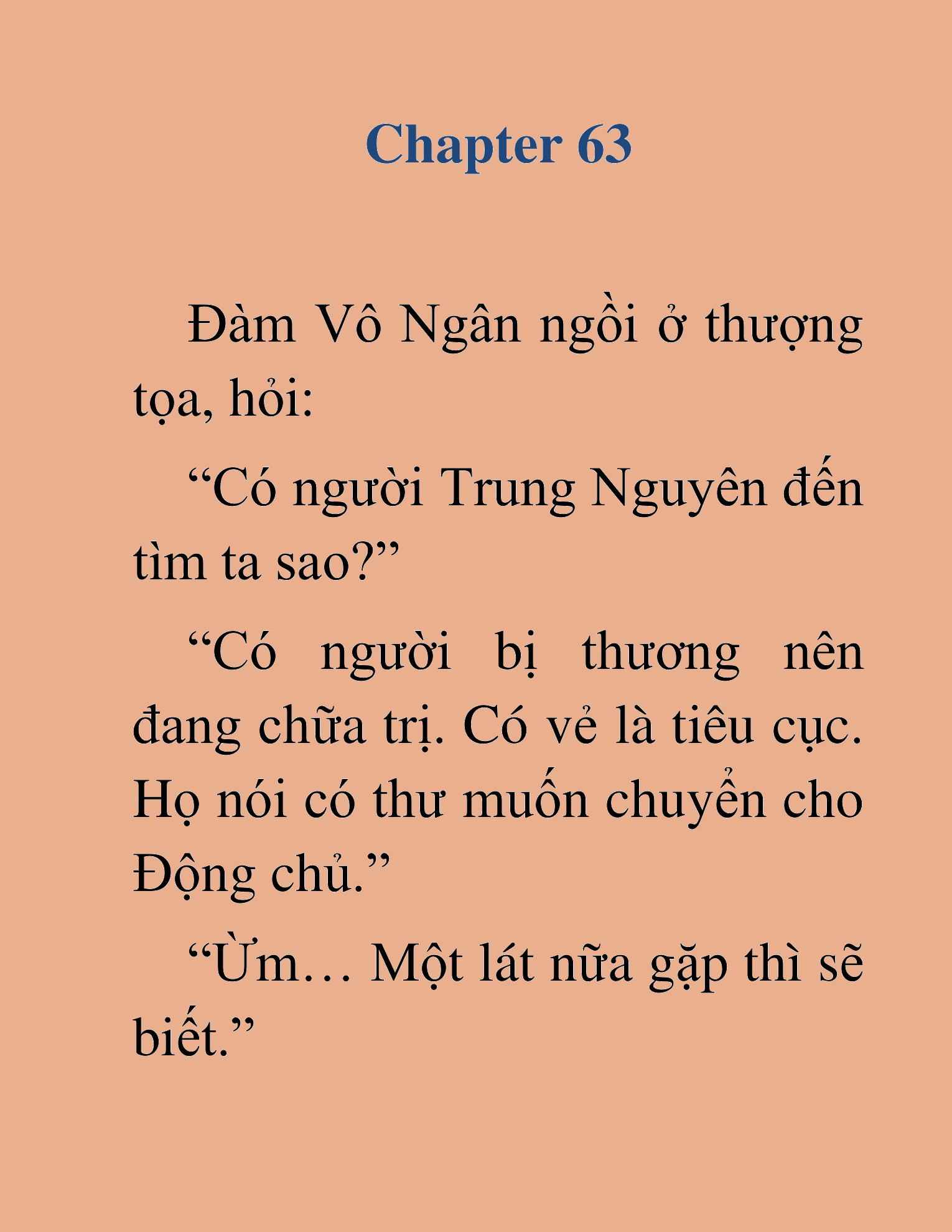 Đọc truyện HAT[NOVEL] Dã Thú Vô Song - Chap 63