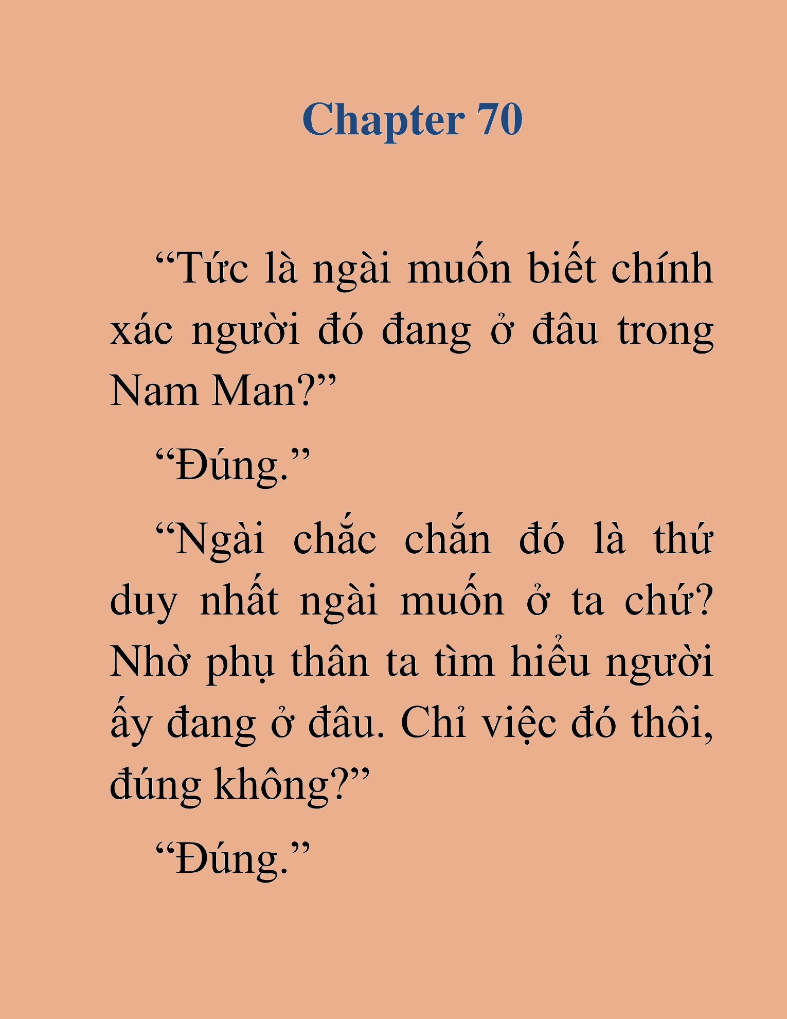 Đọc truyện HAT[NOVEL] Dã Thú Vô Song - Chap 70