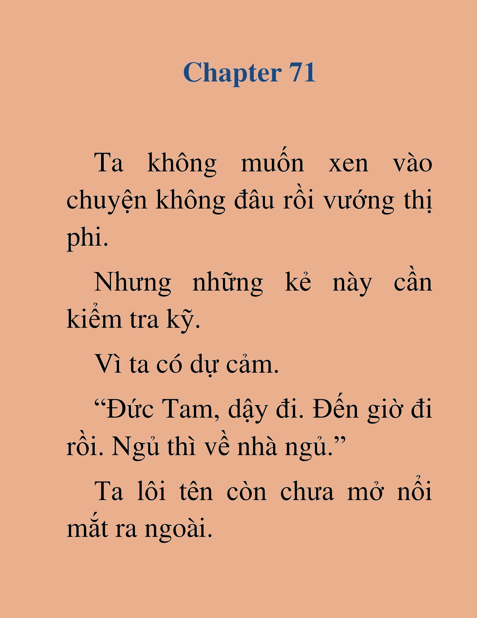 Đọc truyện HAT[NOVEL] Dã Thú Vô Song - Chap 71