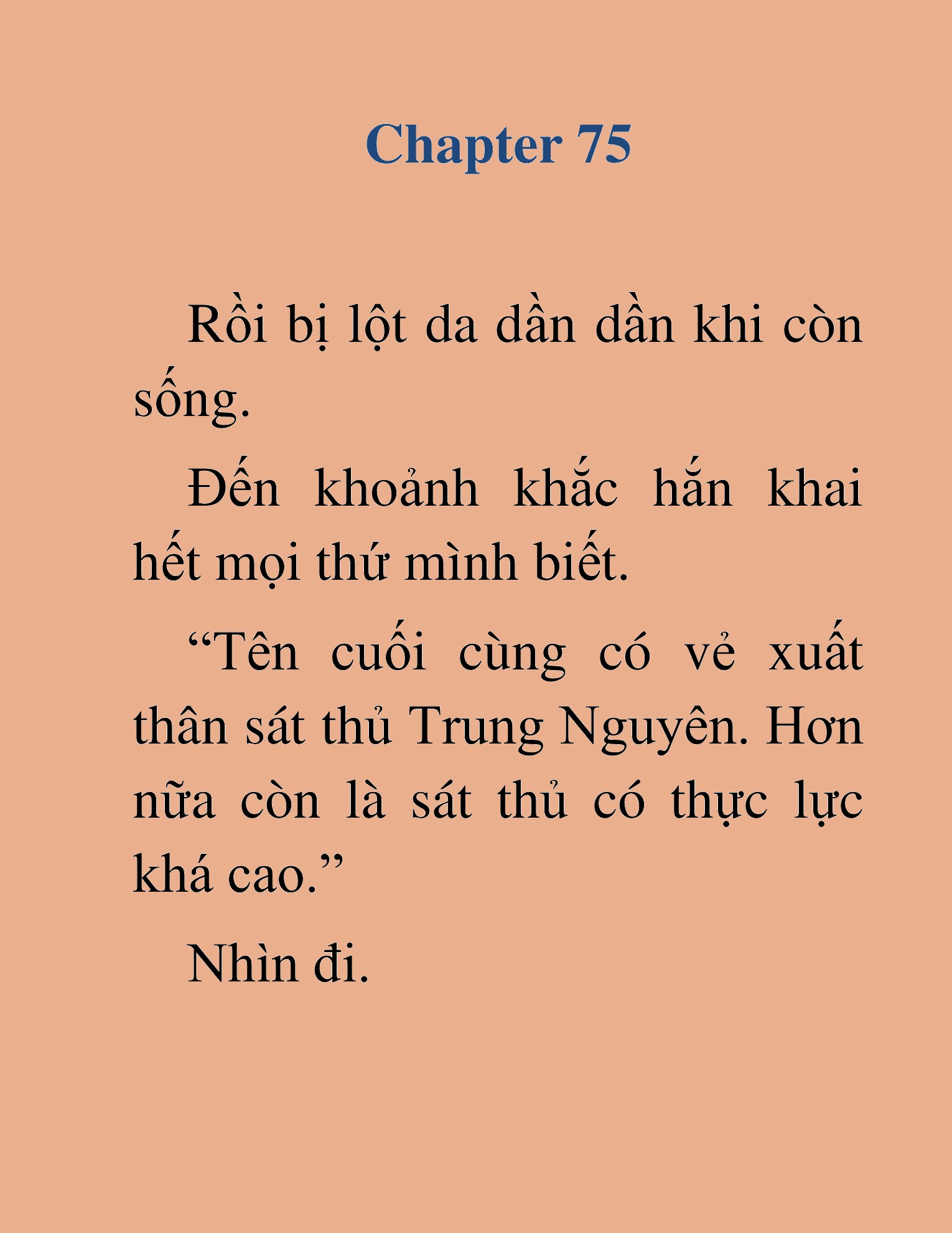 Đọc truyện HAT[NOVEL] Dã Thú Vô Song - Chap 75