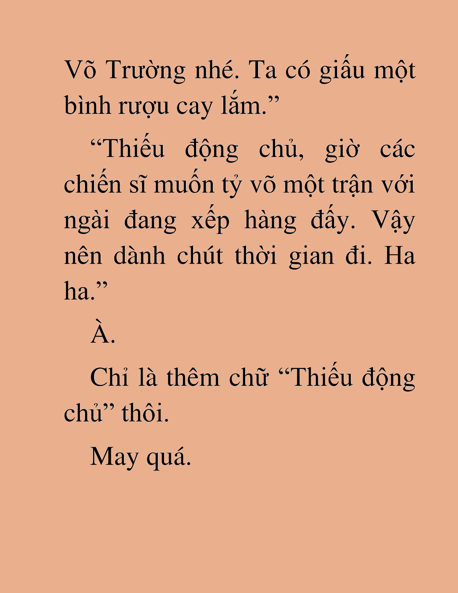 Đọc truyện HAT[NOVEL] Dã Thú Vô Song - Chap 79