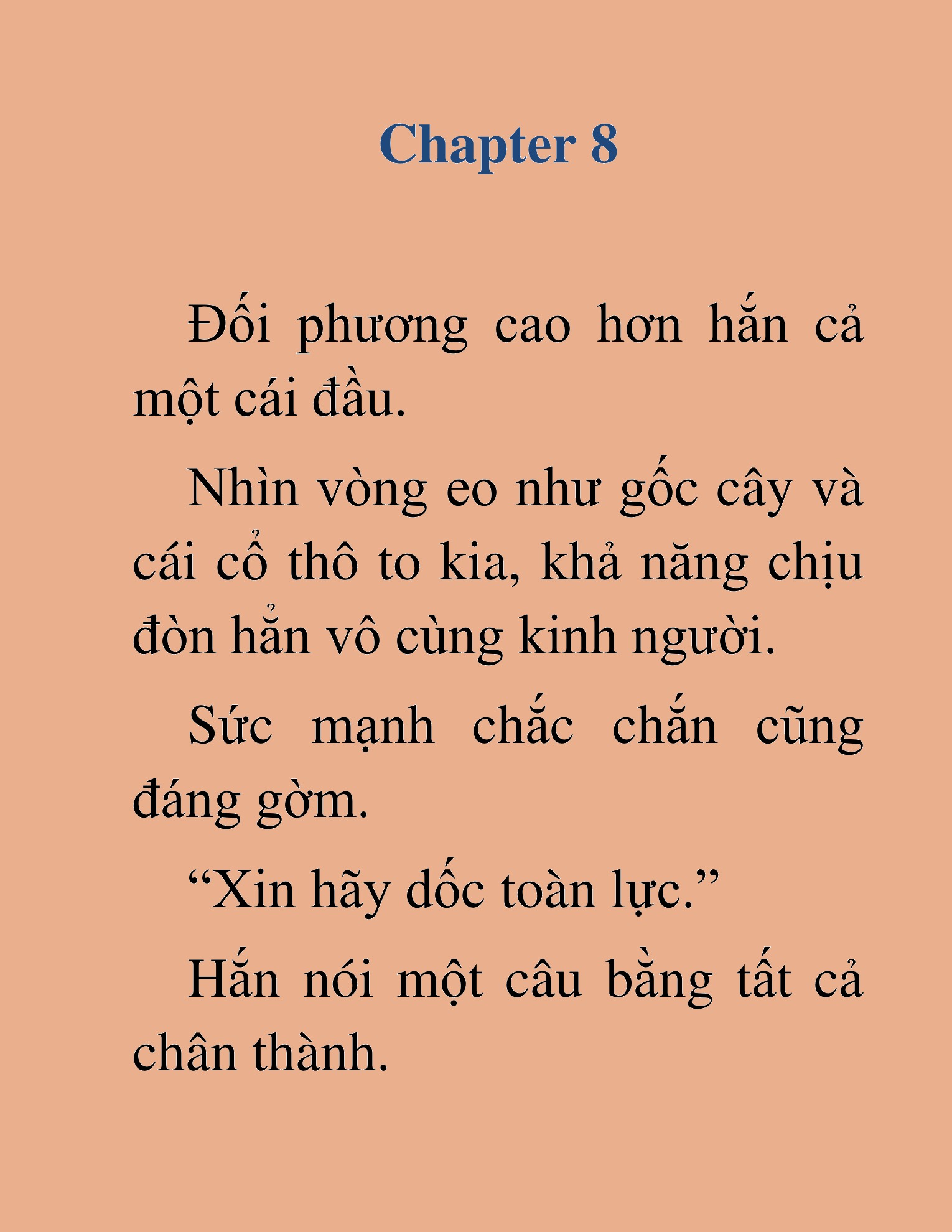 Đọc truyện HAT[NOVEL] Dã Thú Vô Song - Chap 8