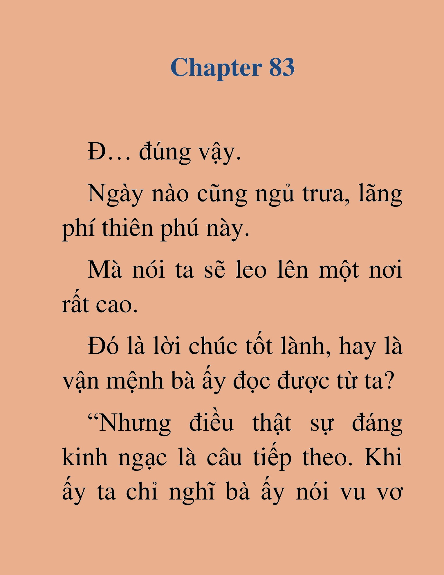 Đọc truyện HAT[NOVEL] Dã Thú Vô Song - Chap 83