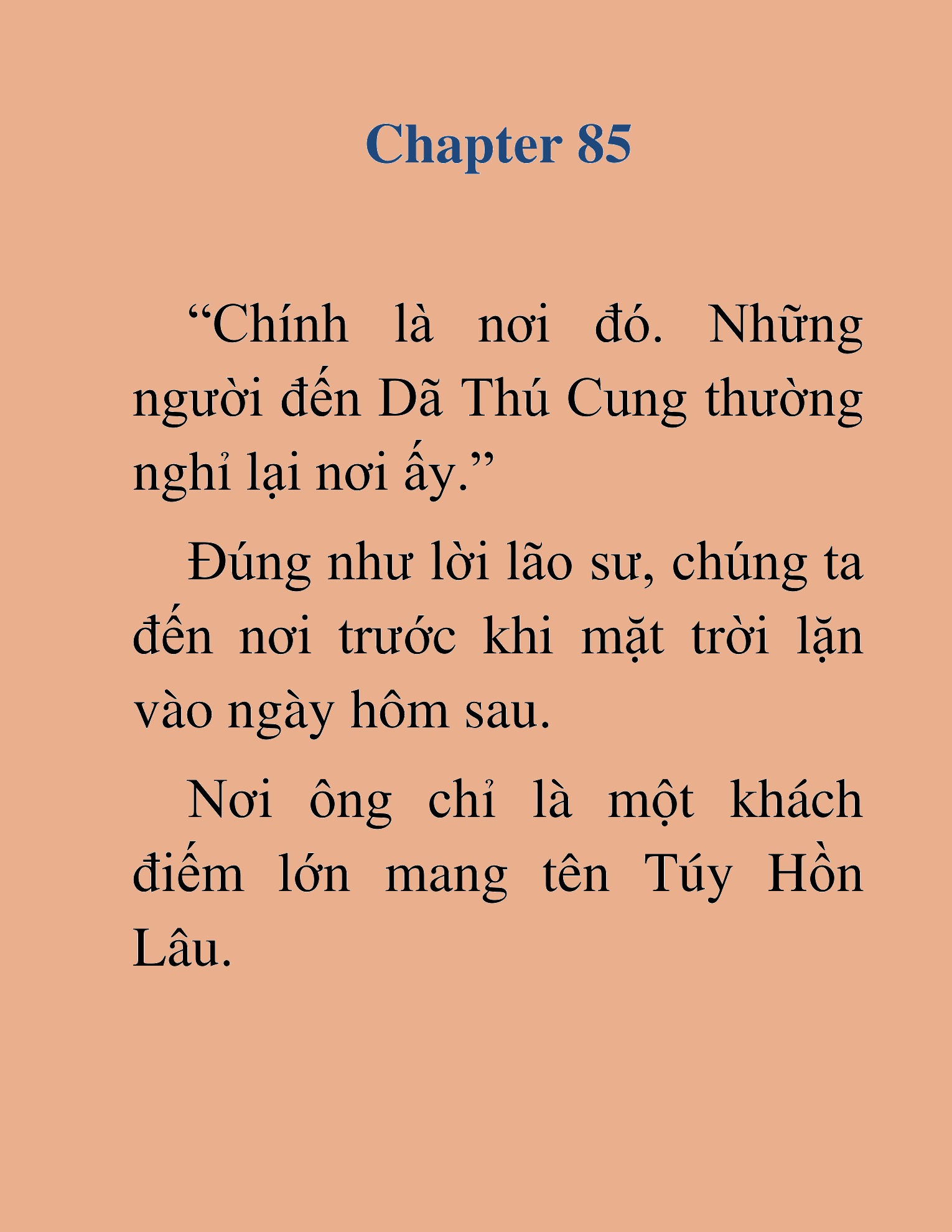 Đọc truyện HAT[NOVEL] Dã Thú Vô Song - Chap 85