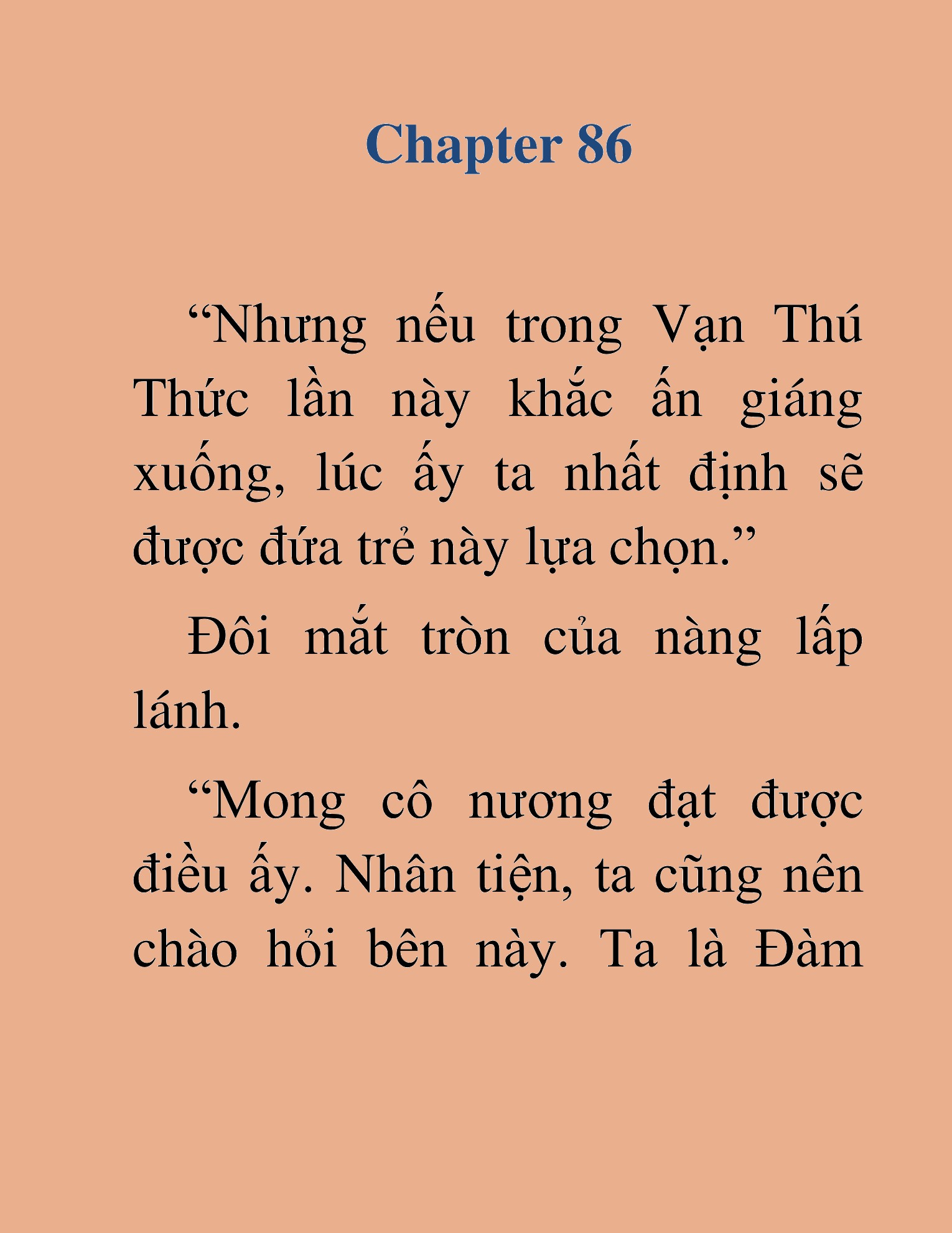 Đọc truyện HAT[NOVEL] Dã Thú Vô Song - Chap 86