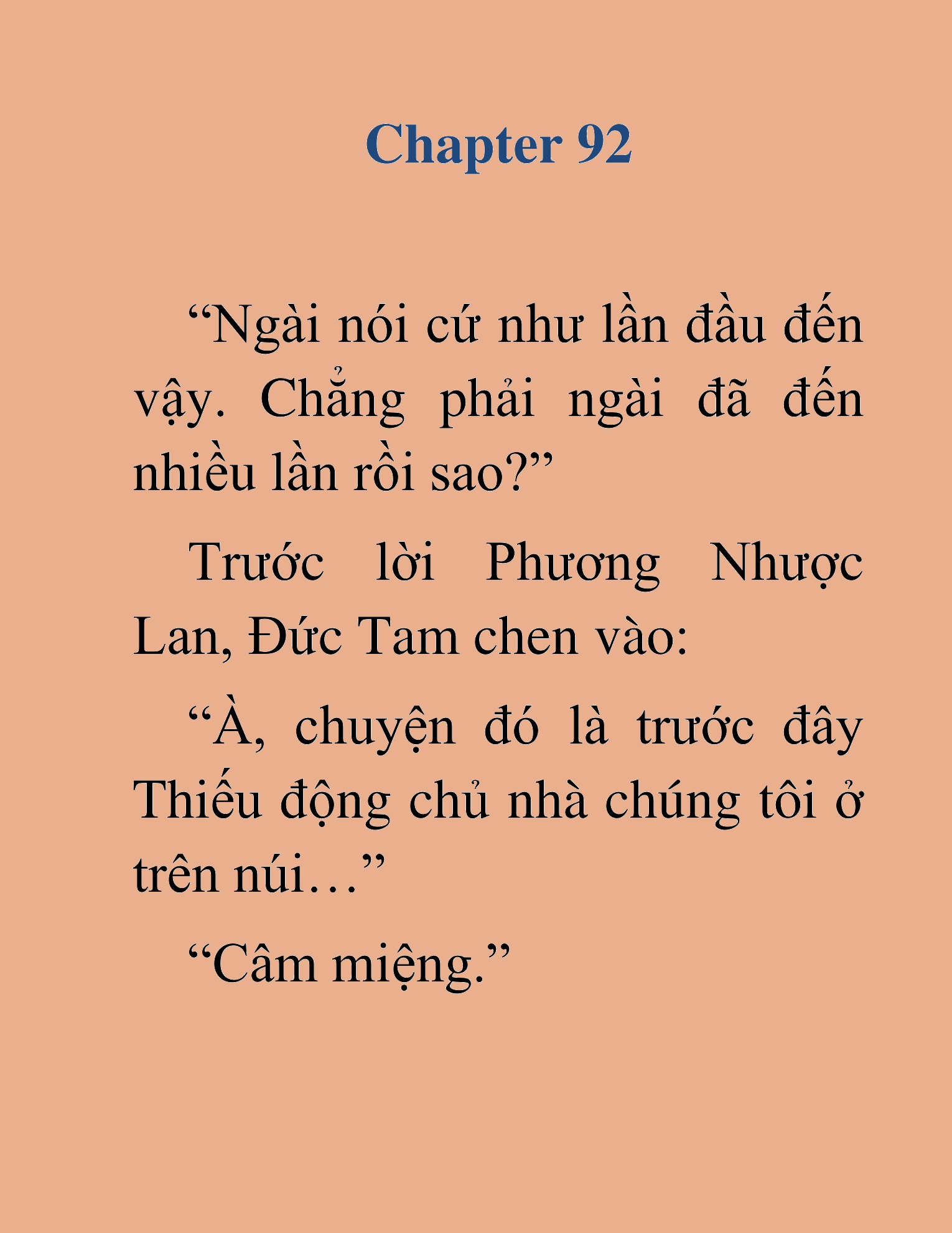 Đọc truyện HAT[NOVEL] Dã Thú Vô Song - Chap 92